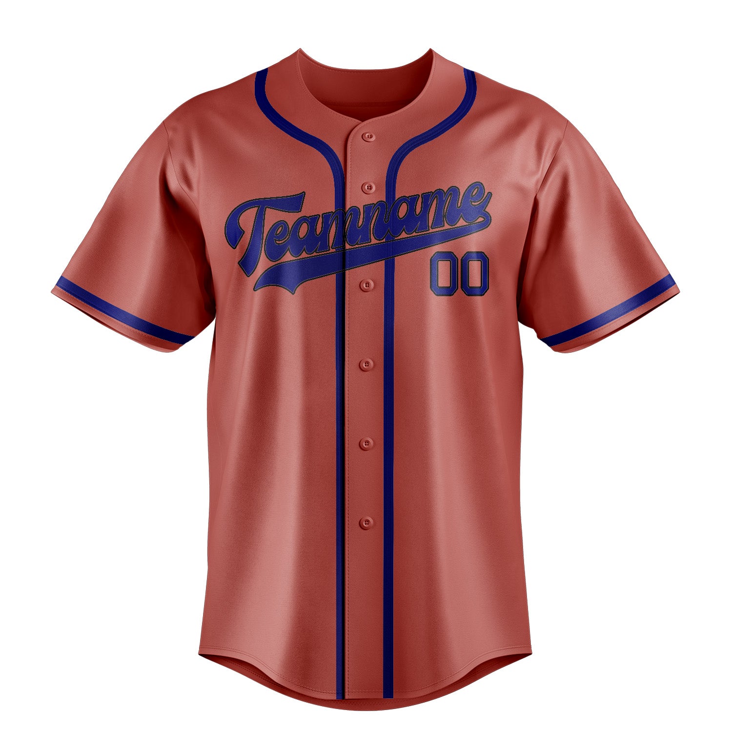 Maillot de baseball personnalisé Copper Rose bleu ciel