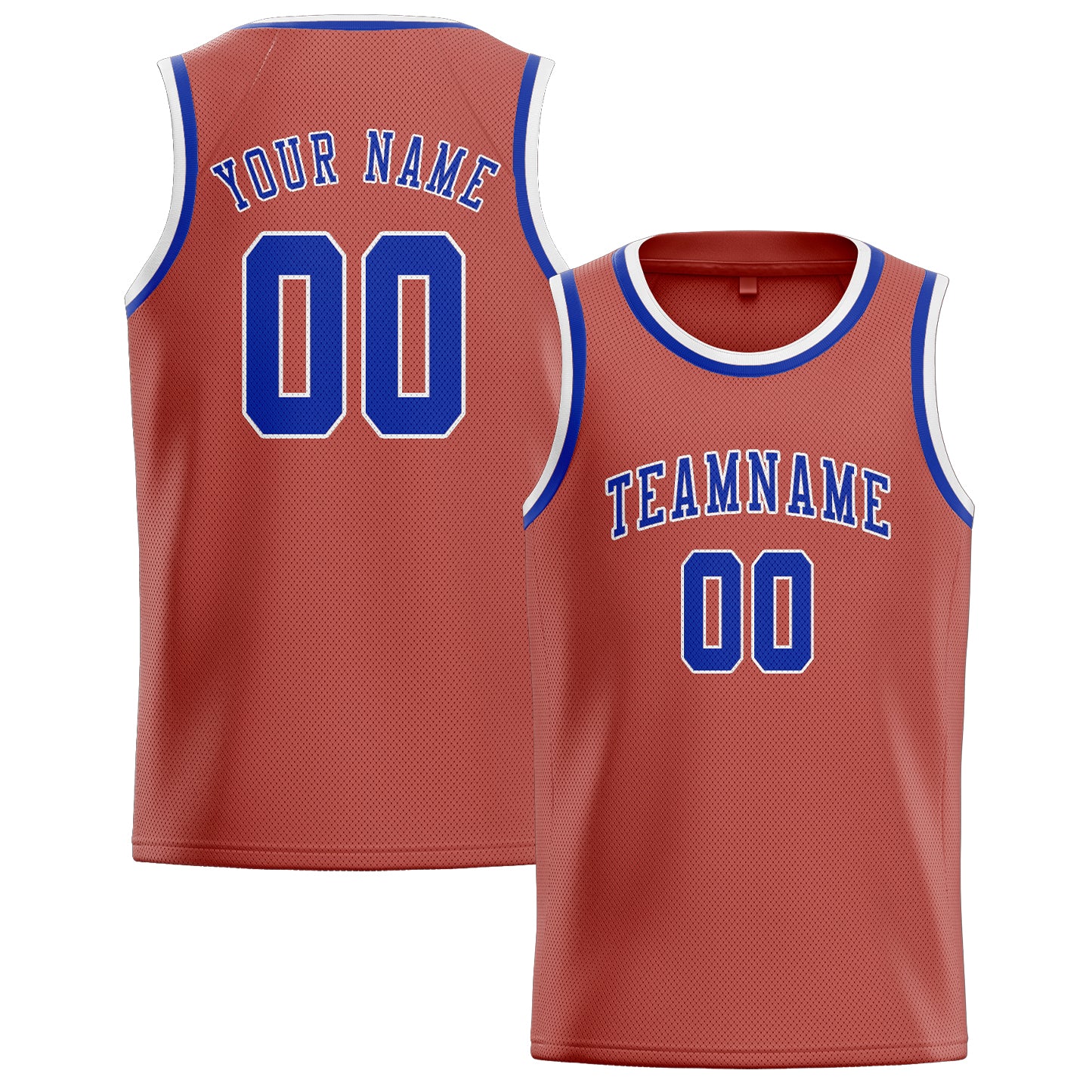 Maillot de basketball personnalisé Copper Rose bleu ciel