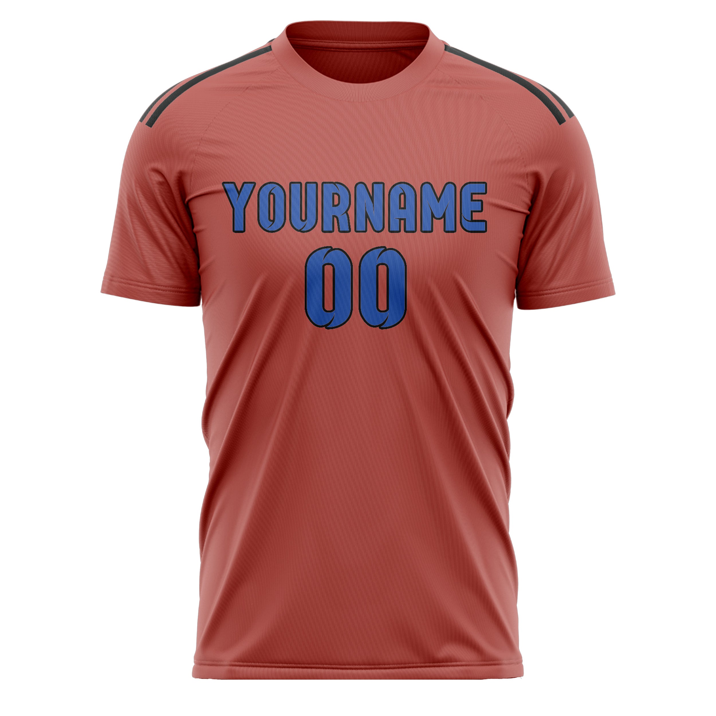 Maillot de football personnalisé Copper Rose bleu ciel