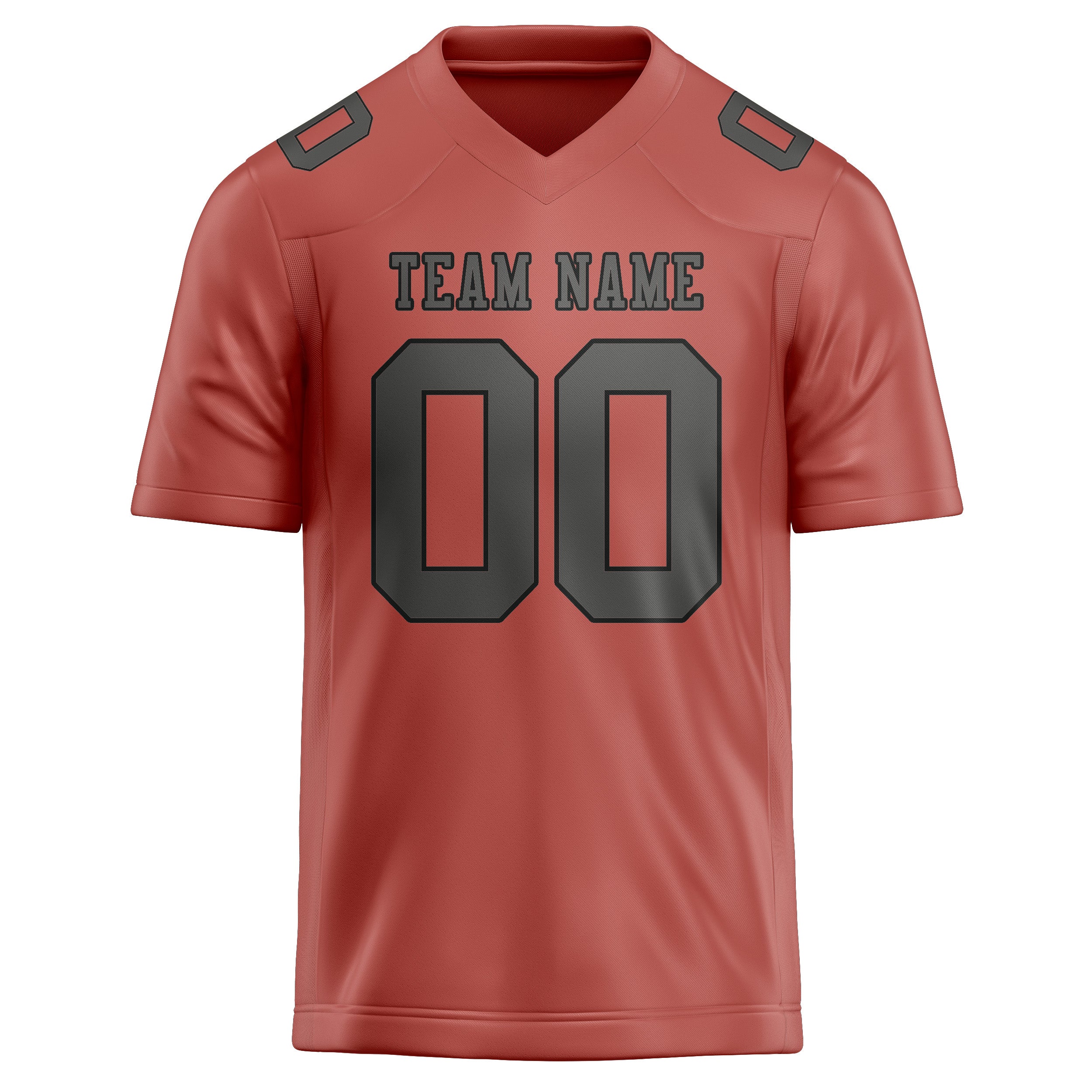 Maillot de football personnalisé Copper Rose gris foncé