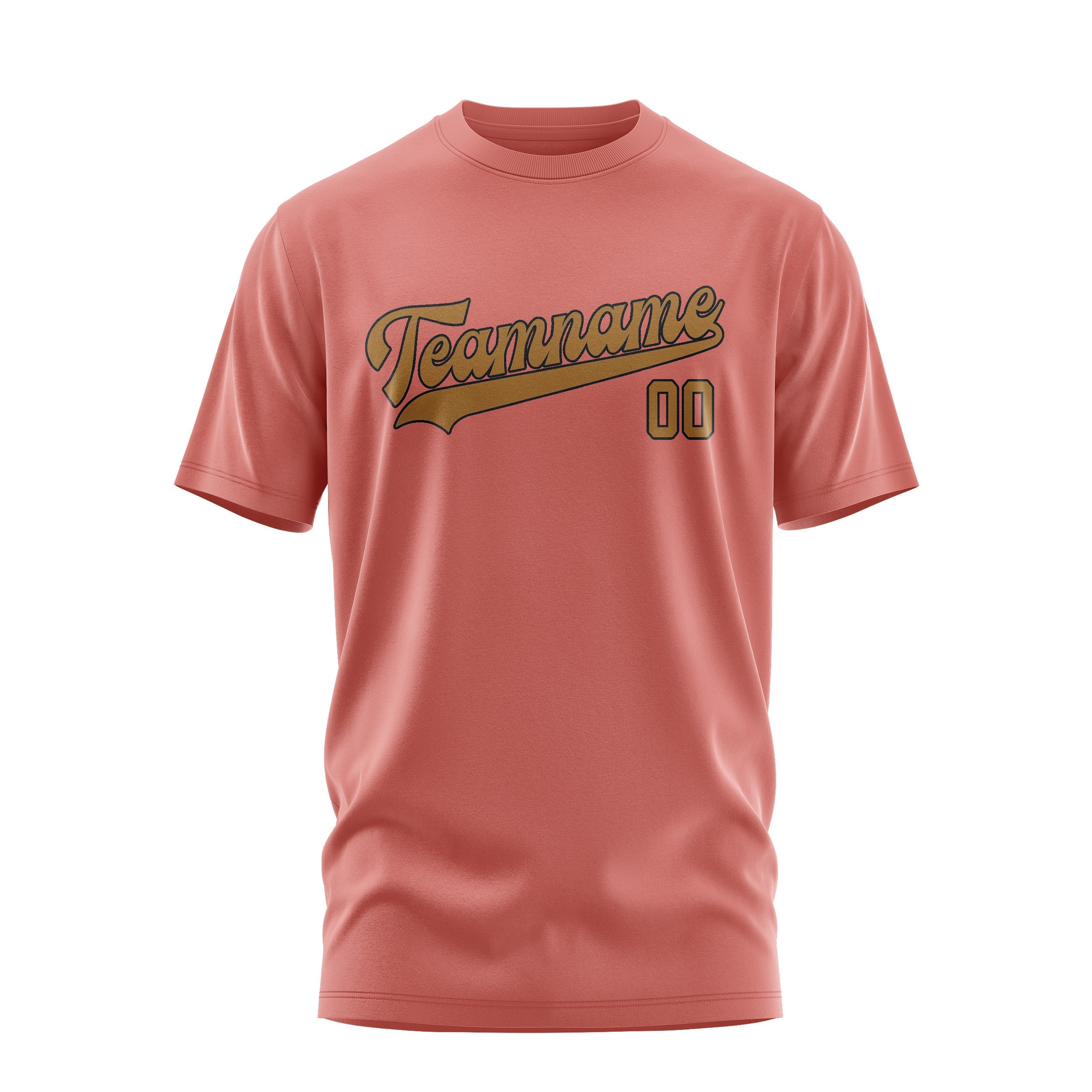 T-shirt kaki Copper Rose personnalisé