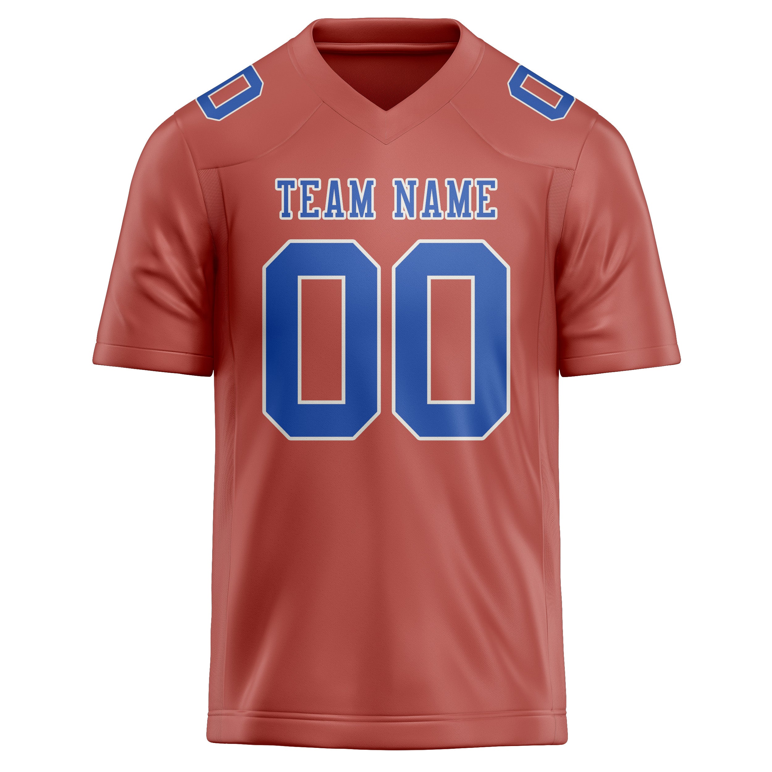 Maillot de football personnalisé Copper Rose bleu ciel