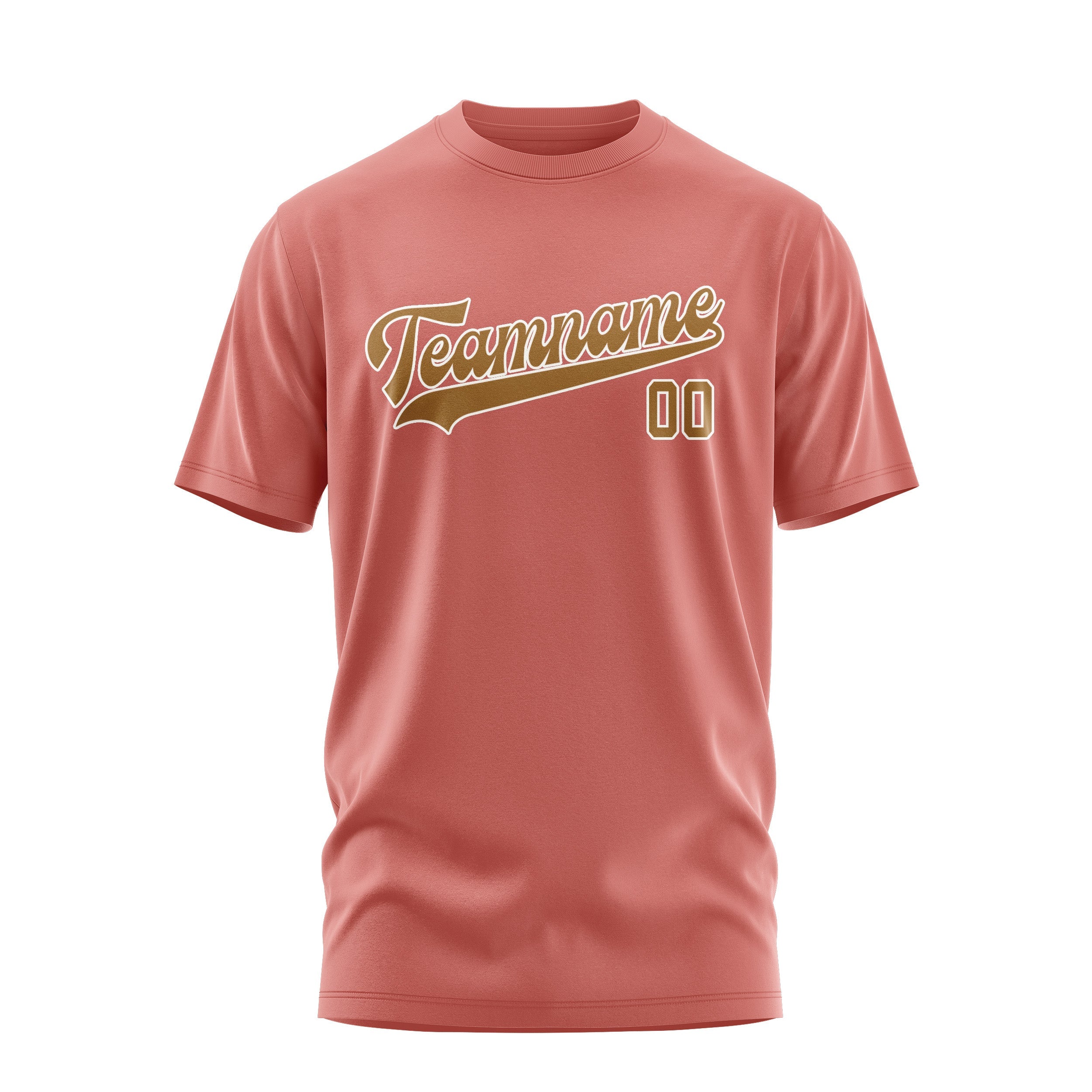 T-shirt kaki Copper Rose personnalisé