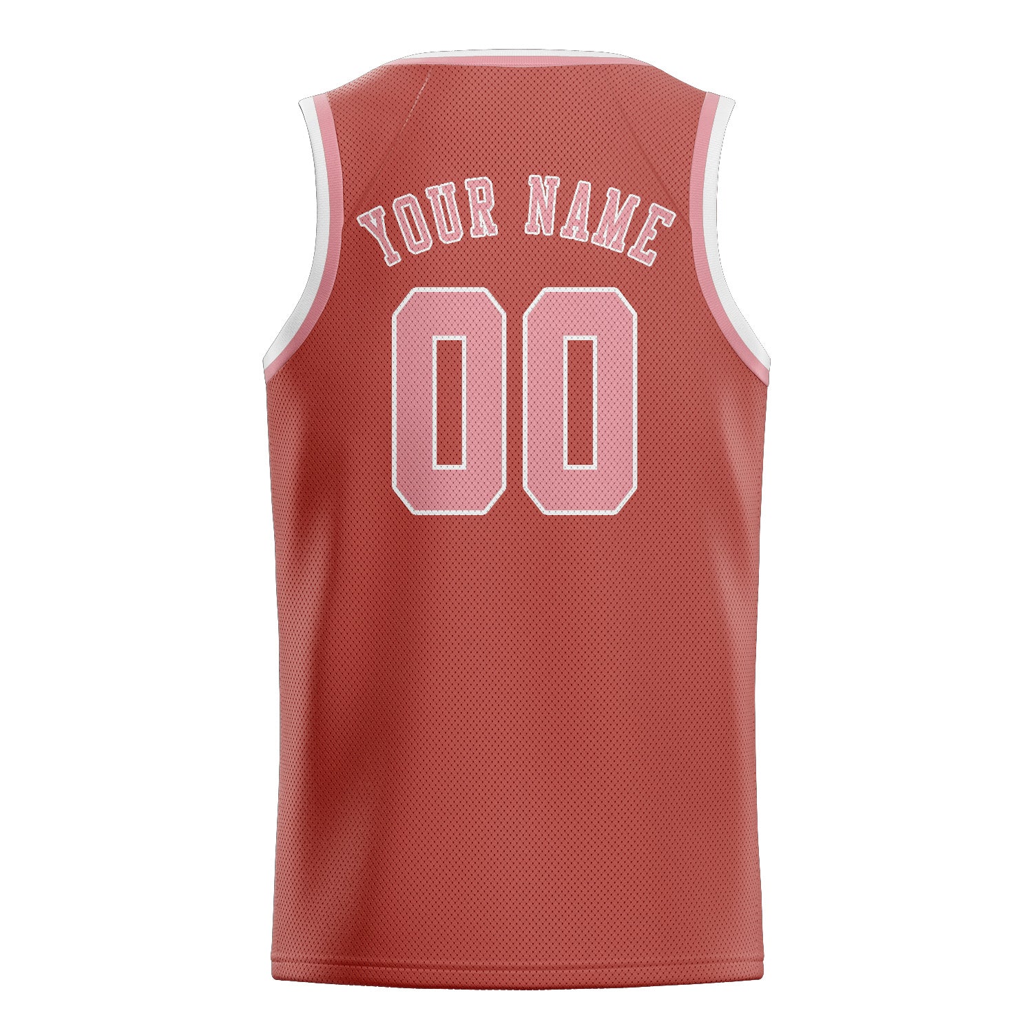 Maillot de basketball personnalisé Copper Rose rose clair