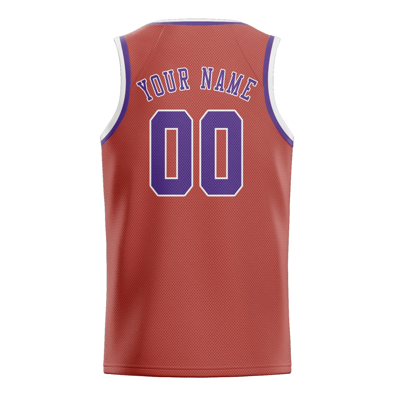 Maillot de basketball personnalisé Copper Rose violet clair