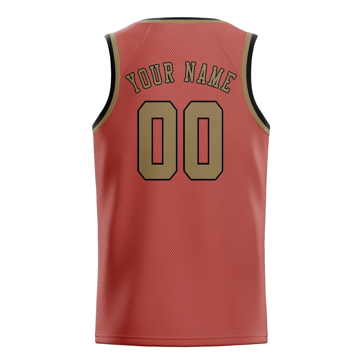 Maillot de basketball personnalisé Copper Rose kaki clair