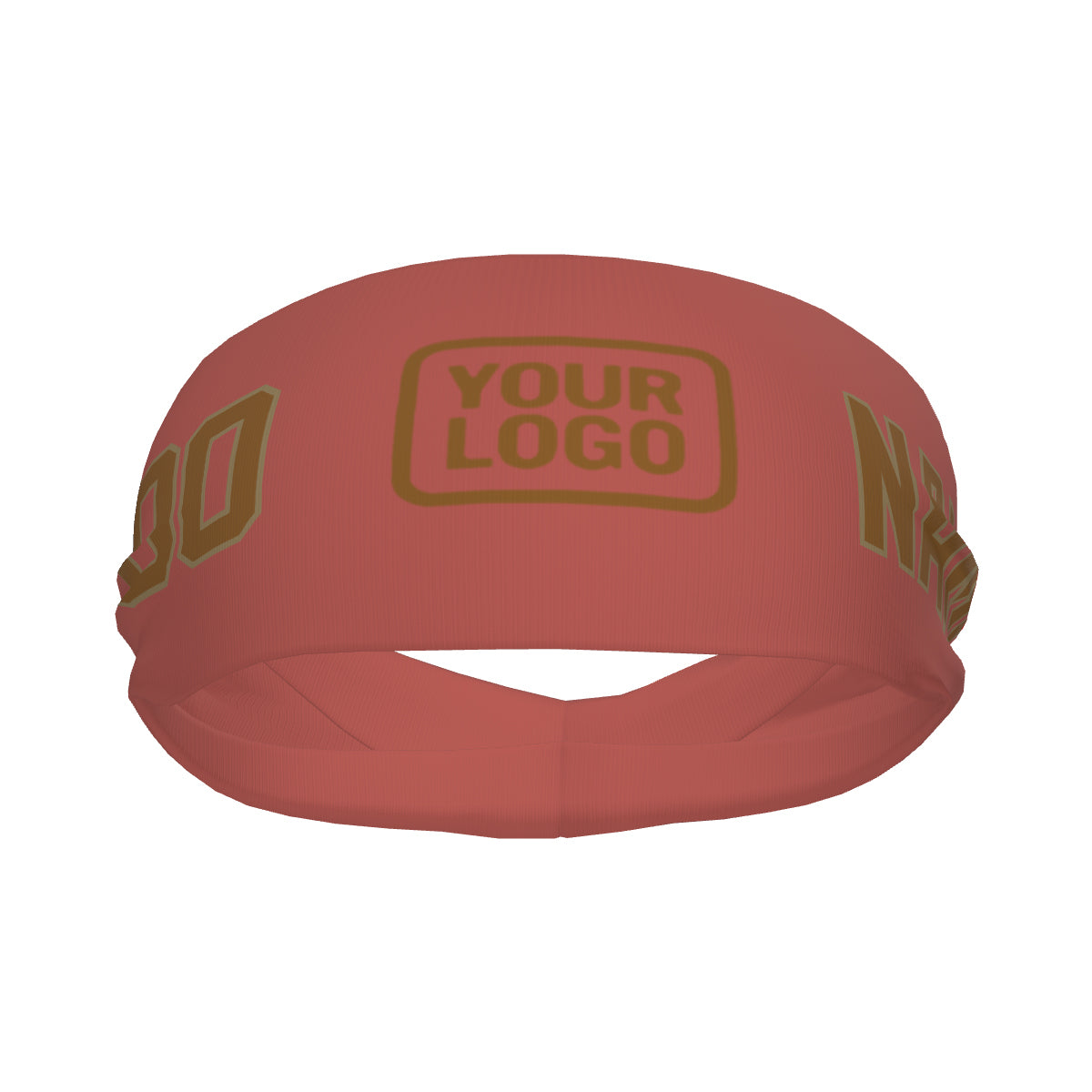 Bandeau de sport kaki Copper Rose personnalisé