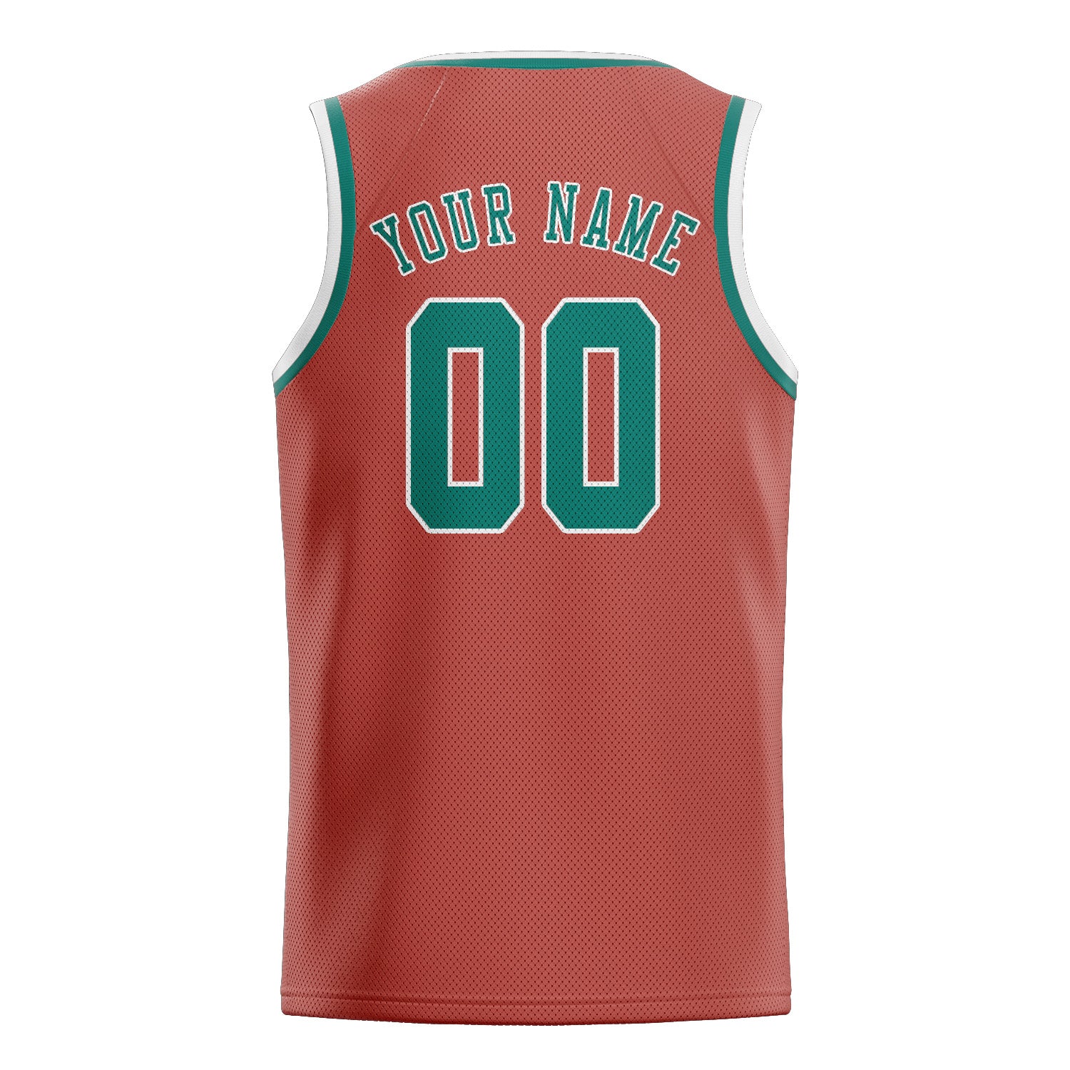 Maillot de basketball personnalisé Copper Rose bleu et vert