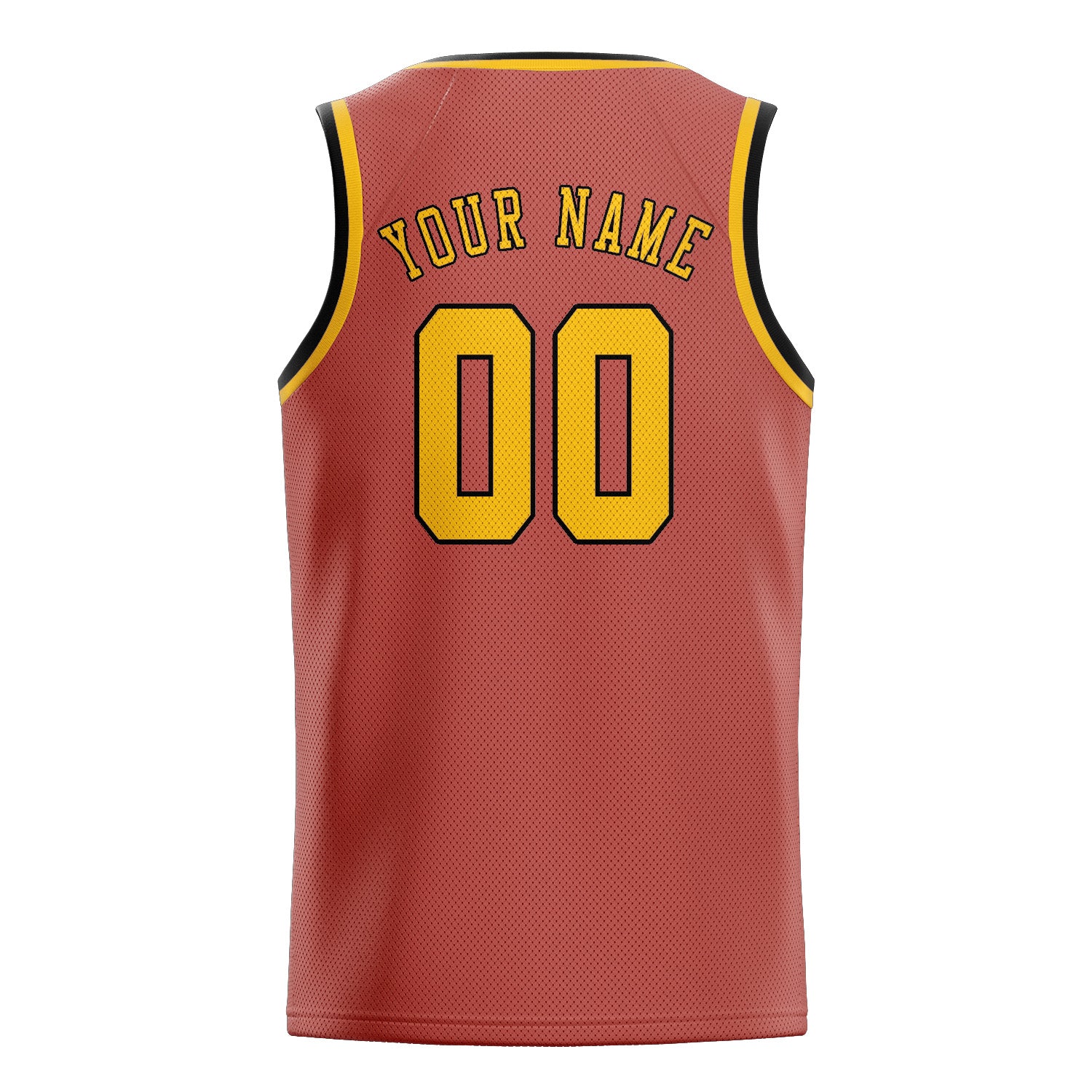 Maillot de basketball personnalisé en cuivre et or rose