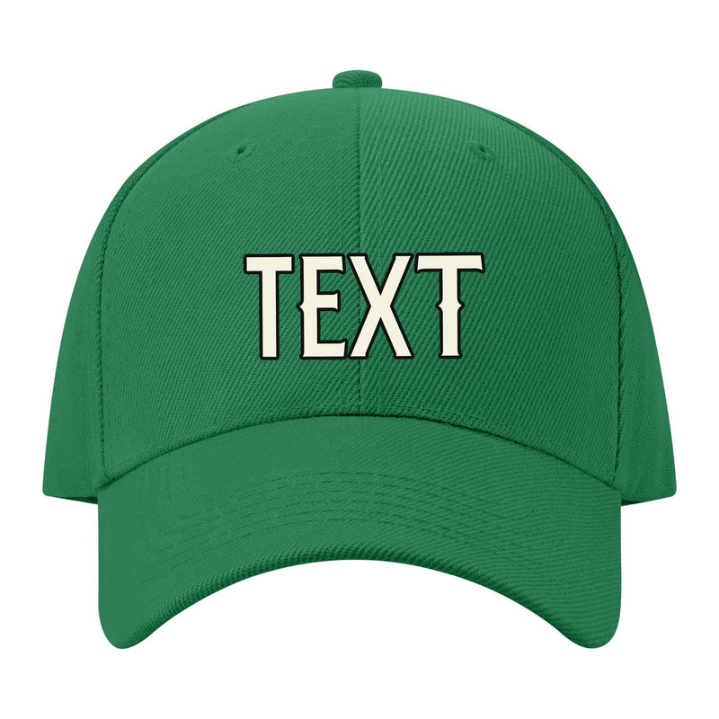 Custom Emerald Green Light Purple Hat 29B21703