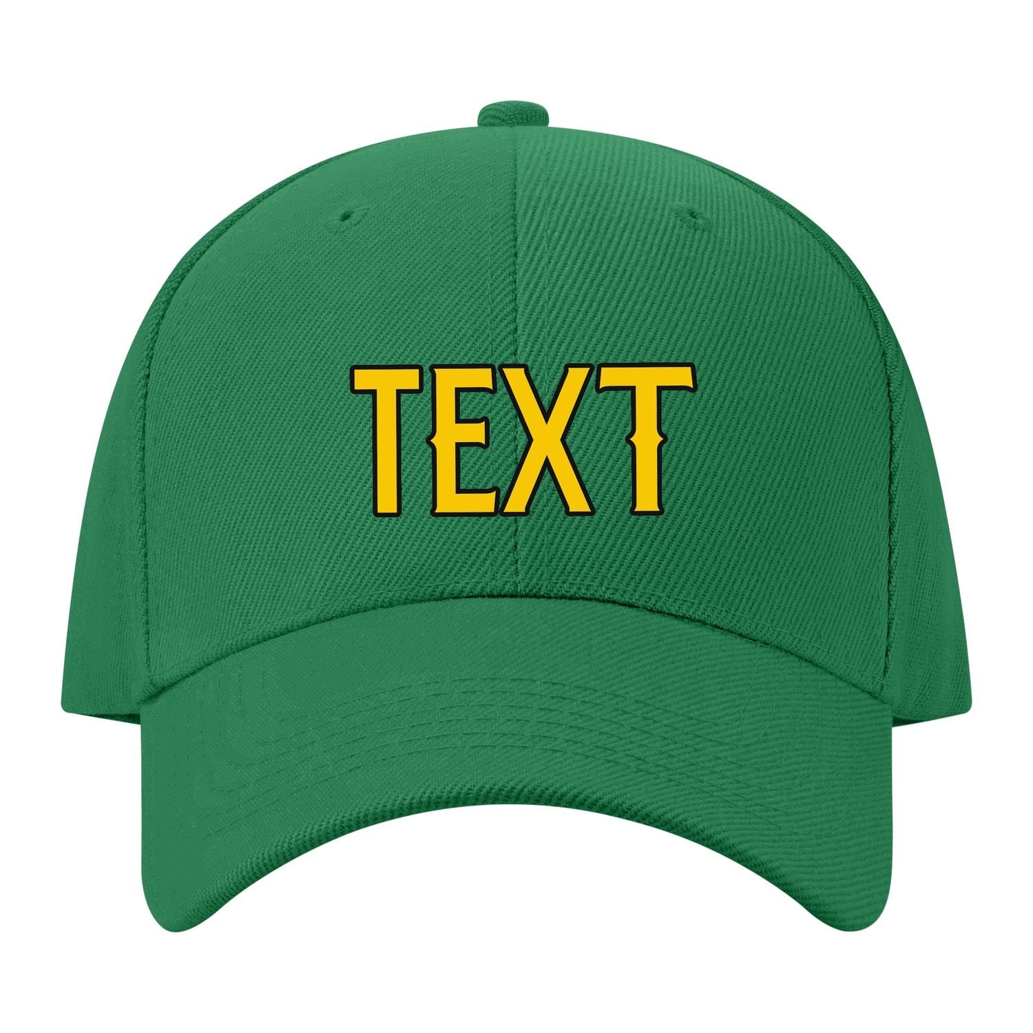 Custom Emerald Green Peach Powder Hat 29B21730