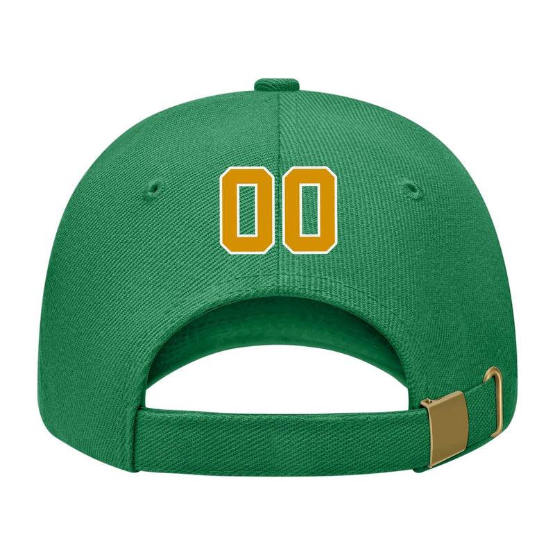 Custom Emerald Green Sky Blue Hat 29B21819