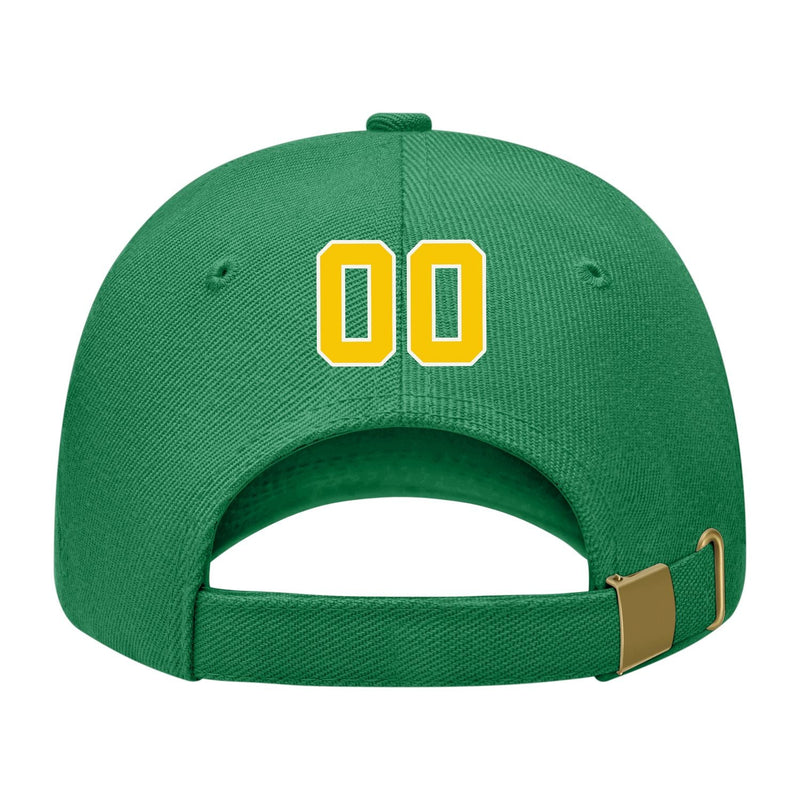 Custom Emerald Green Peach Powder Hat 29B21830