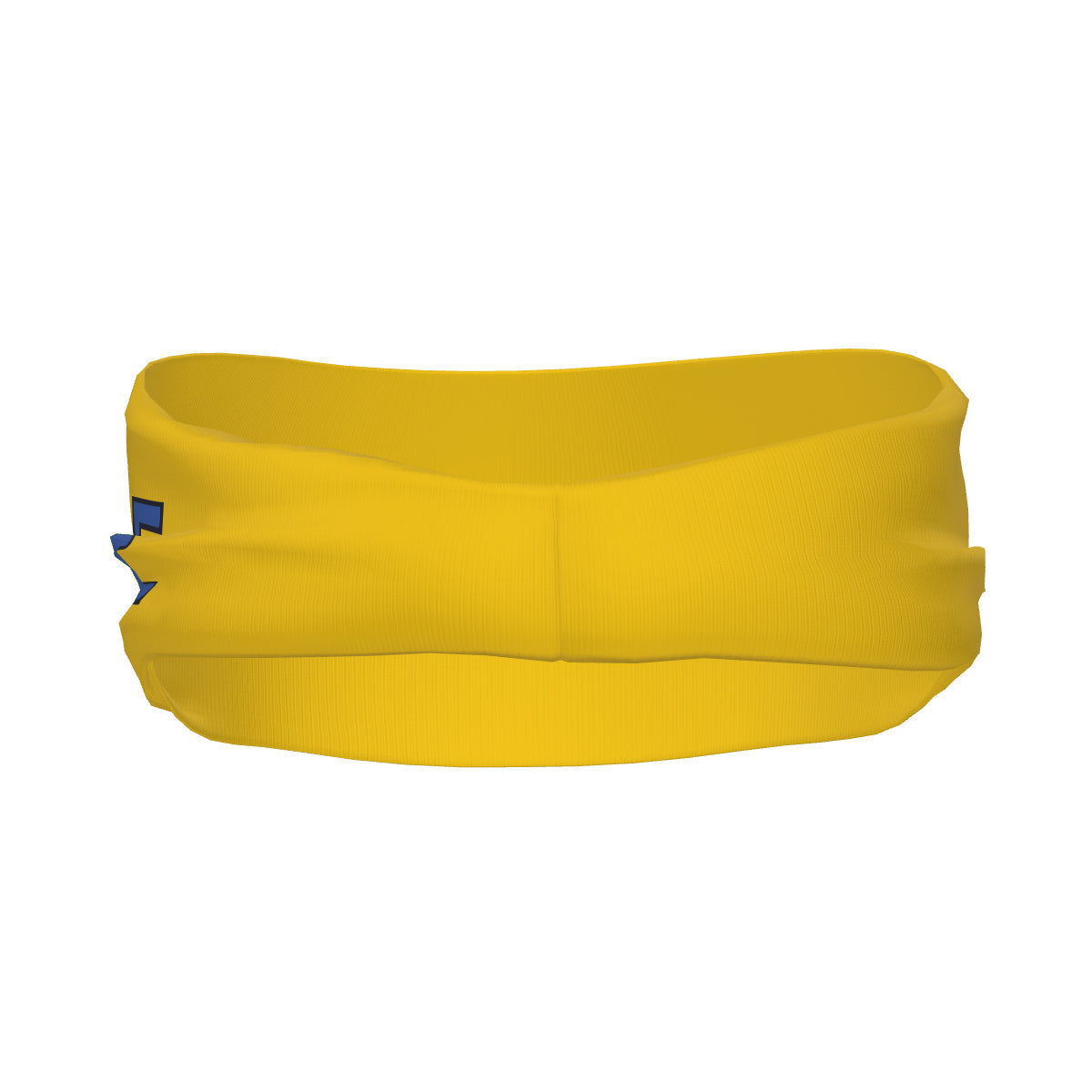 Bandeau de sport personnalisé or et bleu ciel