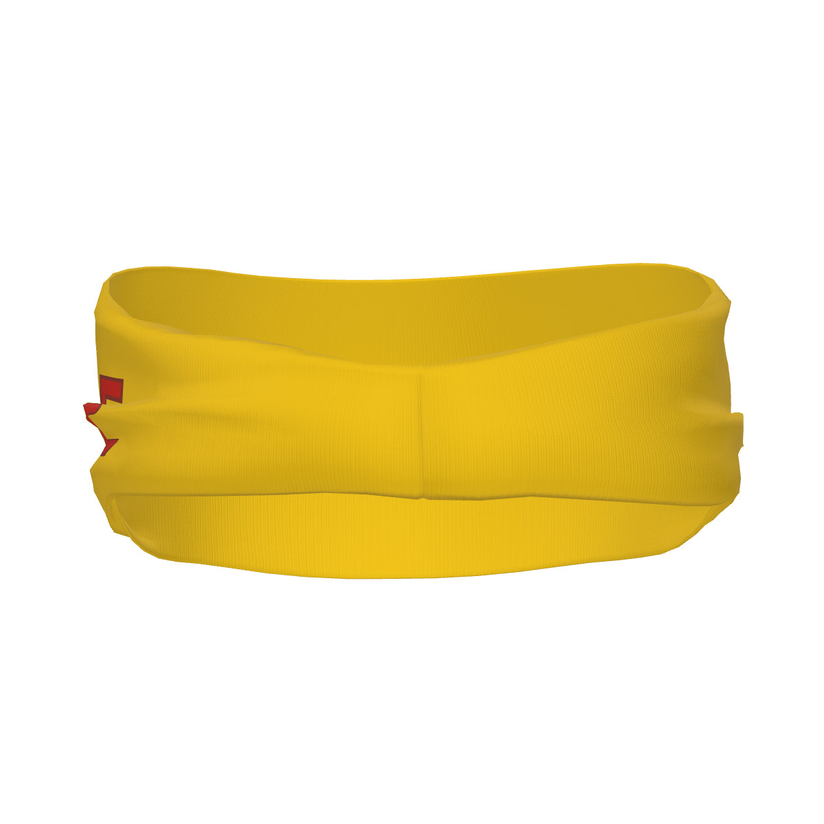 Bandeau de sport personnalisé or orange rouge