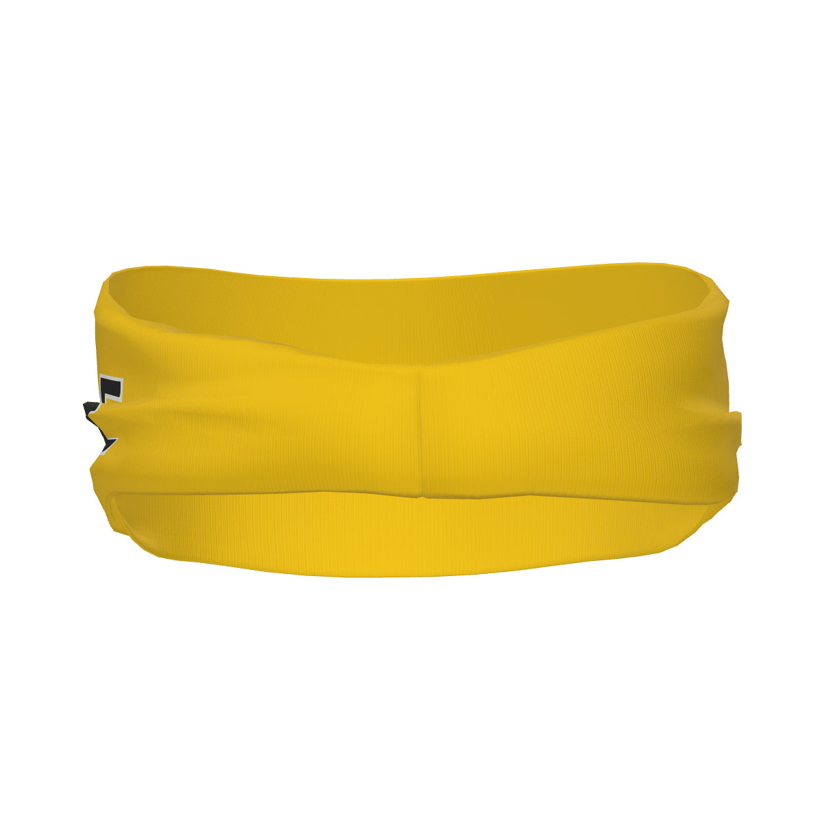 Bandeau de sport personnalisé or et noir