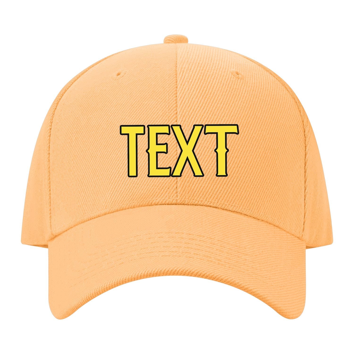 Custom Peach Powder Light Coral Red Hat 30B21726