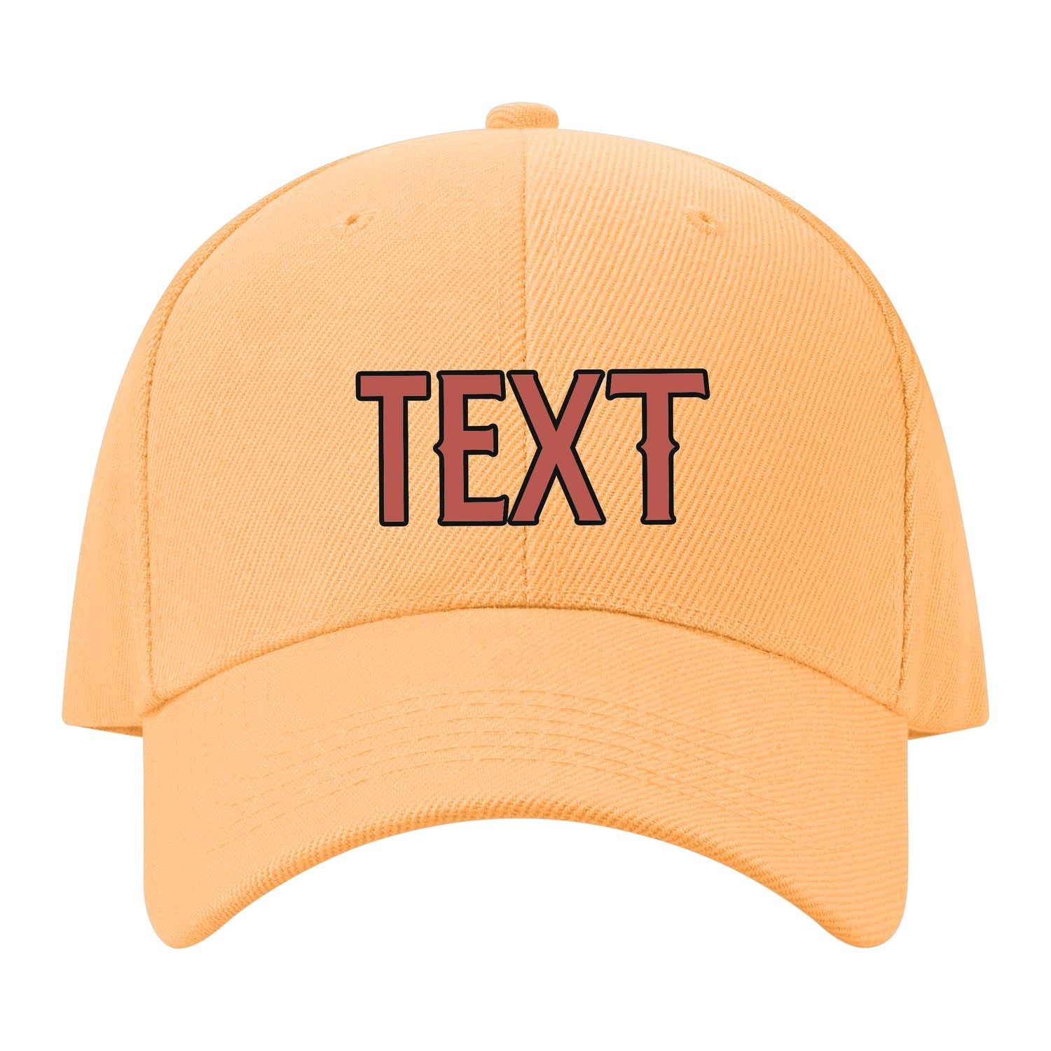 Custom Peach Powder Emerald Green Hat 30B21729