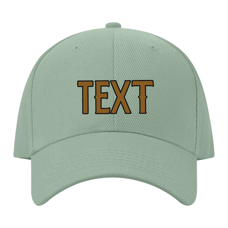 Custom Ash Green Dark Green Hat 32B21722