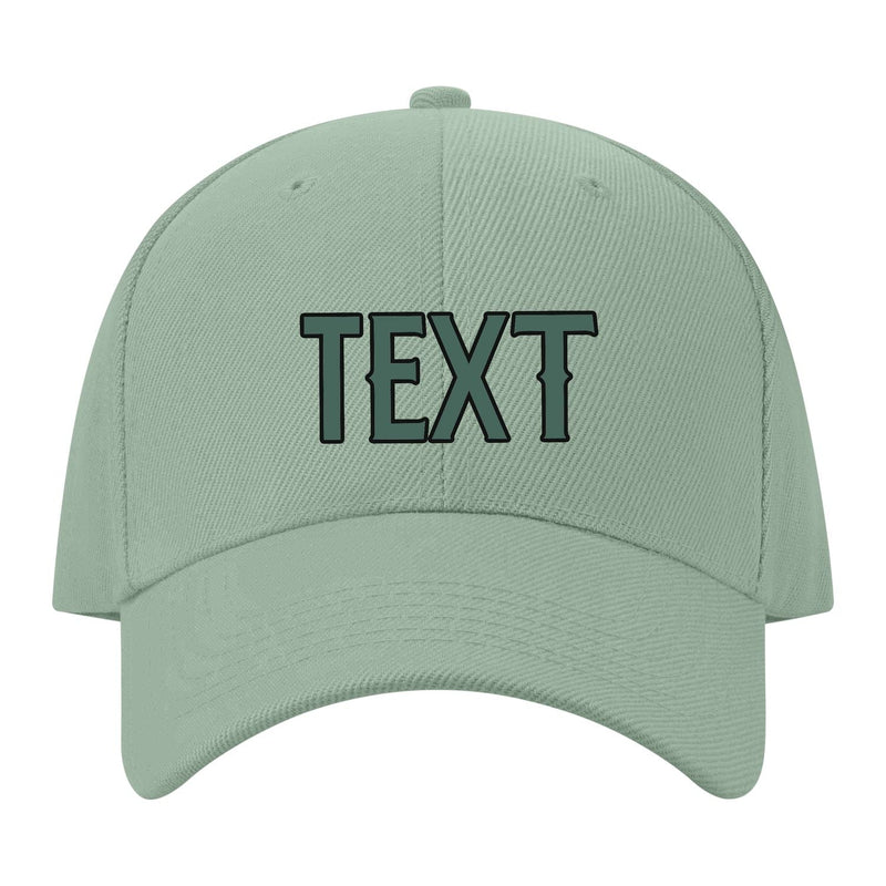 Custom Ash Green Slate Gray Hat 32B21727