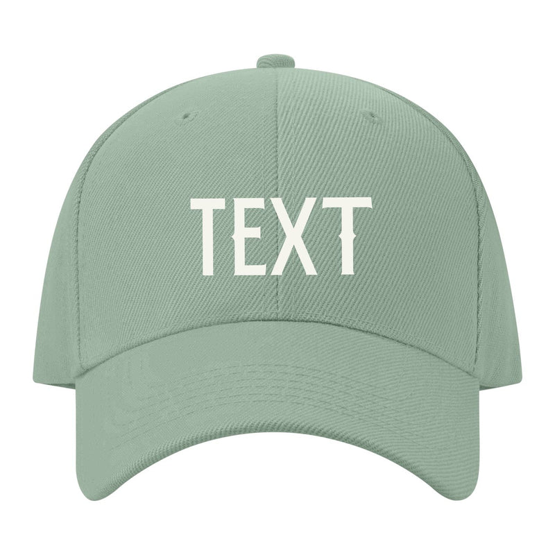 Custom Ash Green Pale Ice Blue Hat 32B21818
