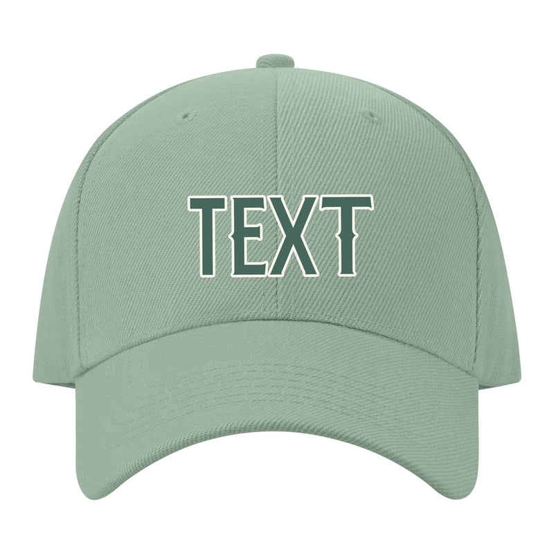 Custom Ash Green Slate Gray Hat 32B21827