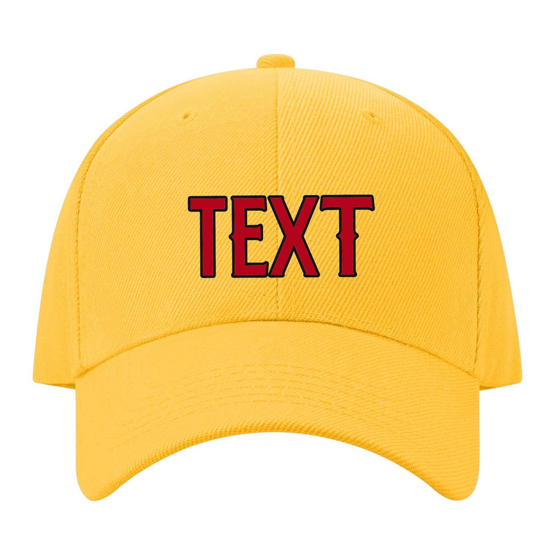 Custom Gold Crimson Red Hat 33B21714