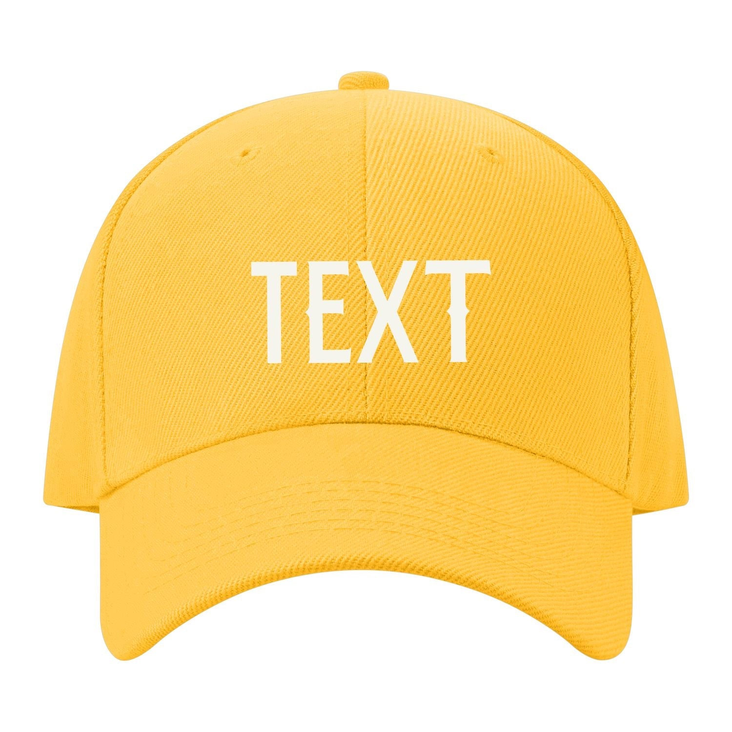 Custom Gold Pale Ice Blue Hat 33B21818