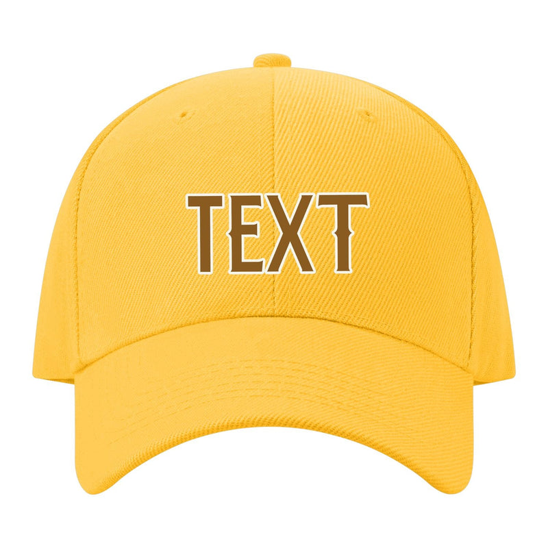 Custom Gold Dark Green Hat 33B21822