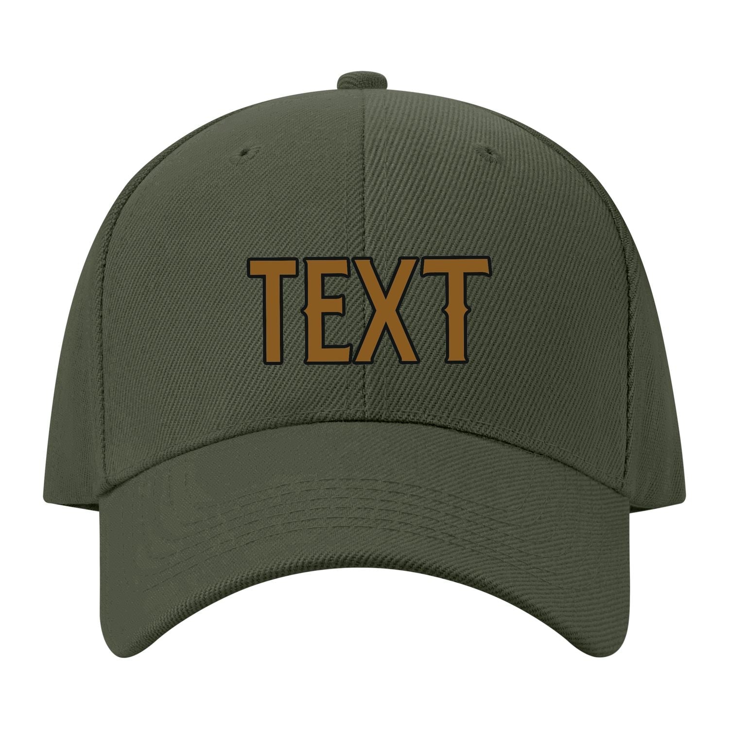 Custom Dark Green Dark Green Hat 34B21722