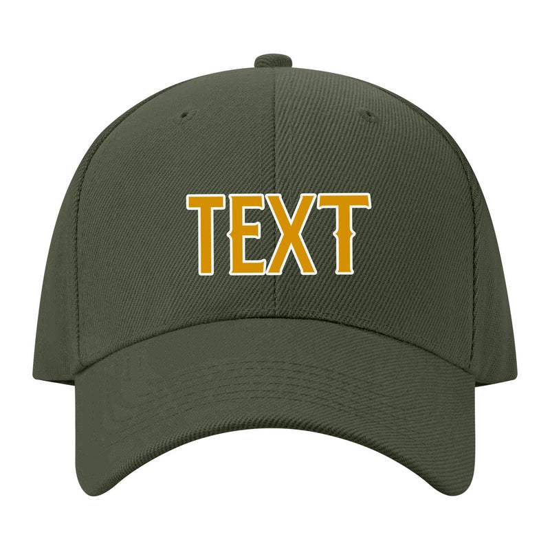 Custom Dark Green Sky Blue Hat 34B21819