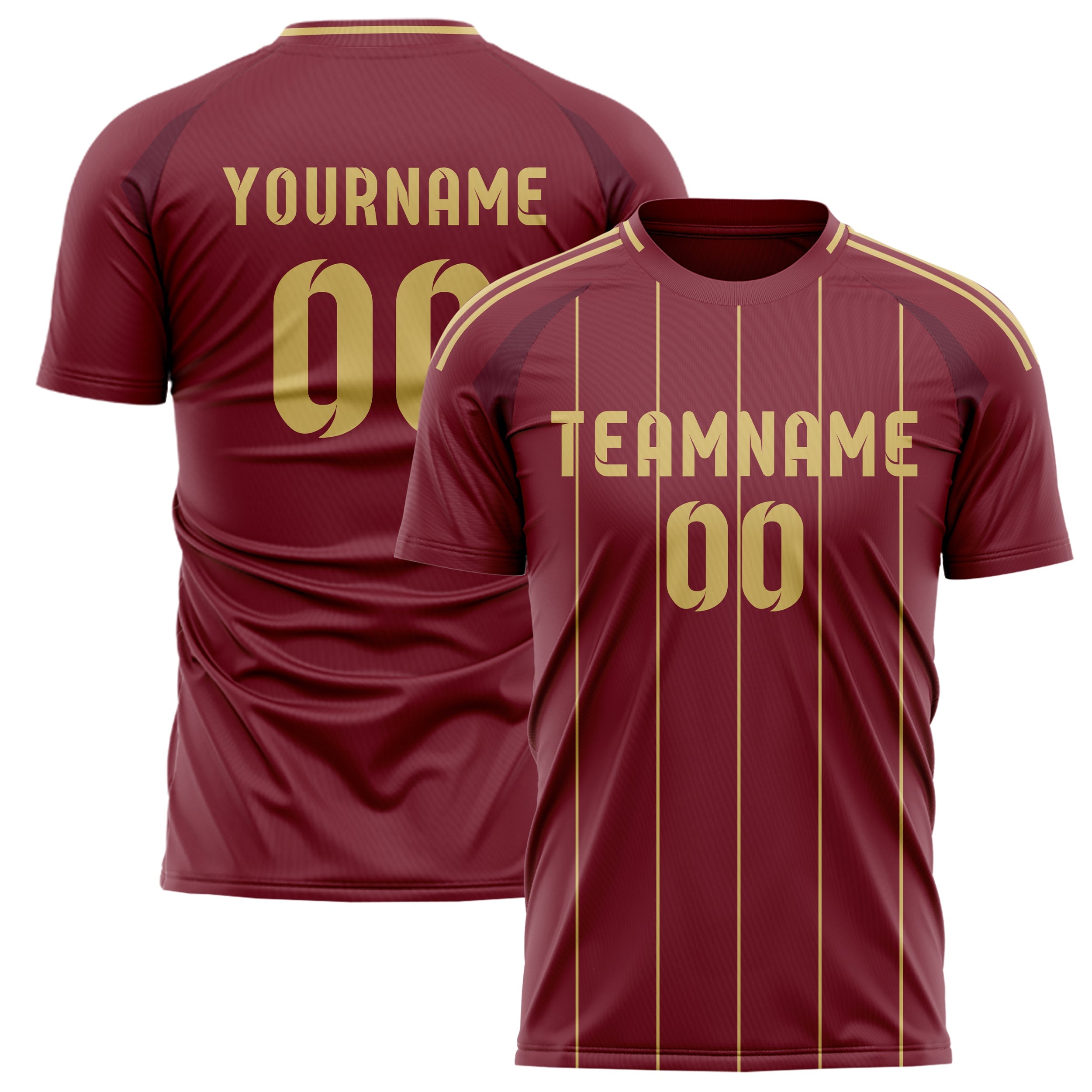 Maillot domicile inspiré de Tiber River - Nom, numéro et logo personnalisés
