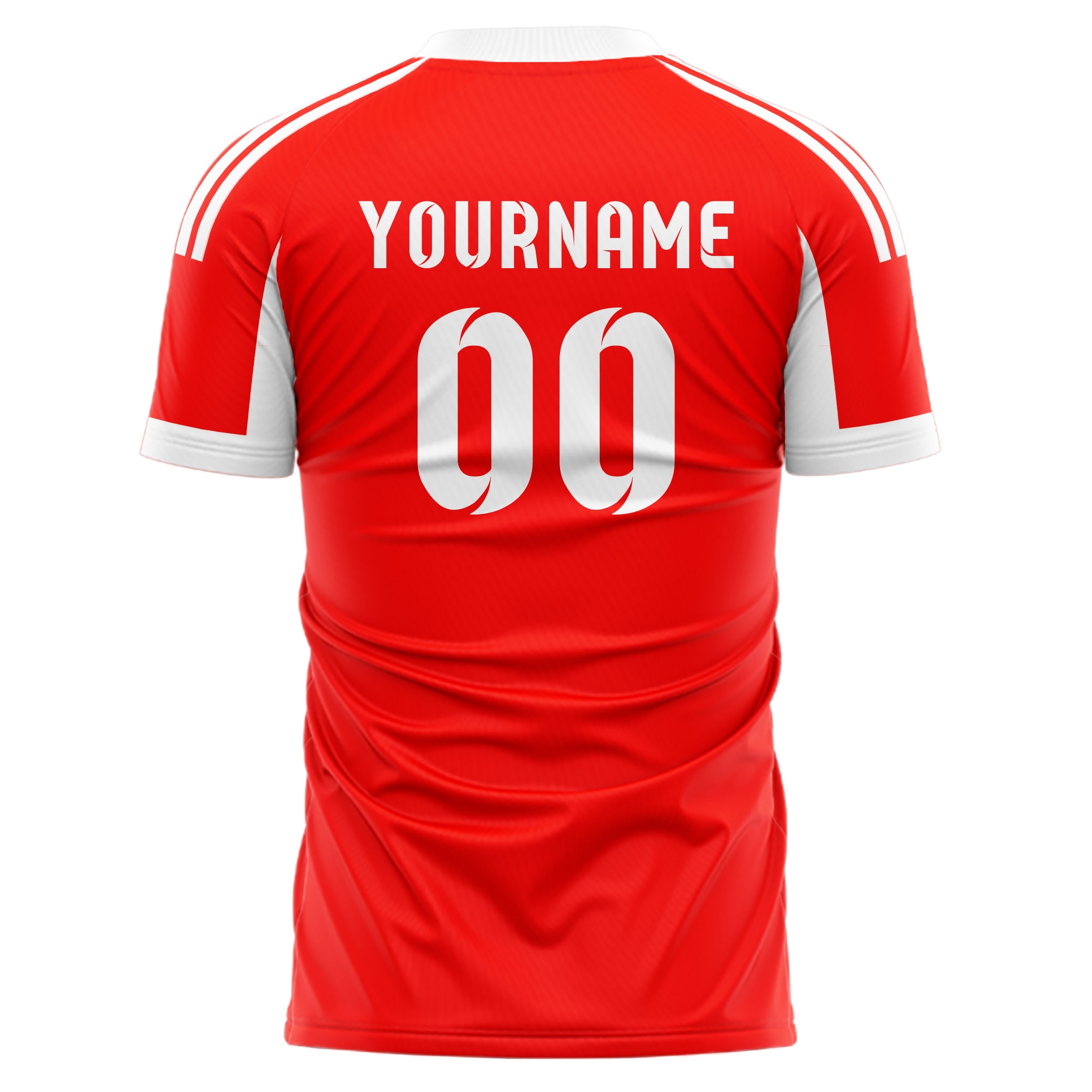 Maillot domicile inspiré du Bayern Munich - Nom, numéro et logo personnalisés
