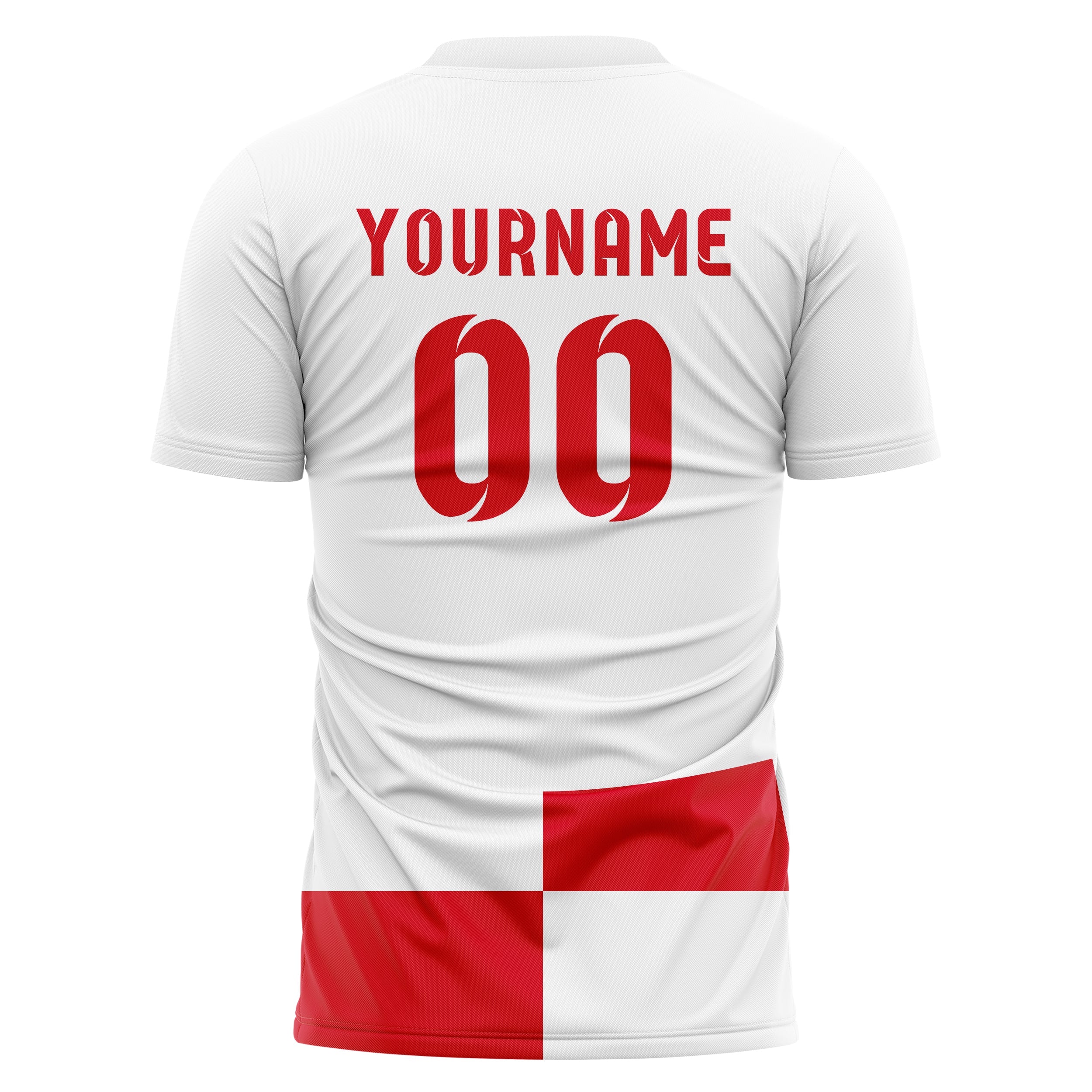 Maillot domicile de football inspiré de la Croatie – Nom, numéro et logo personnalisés