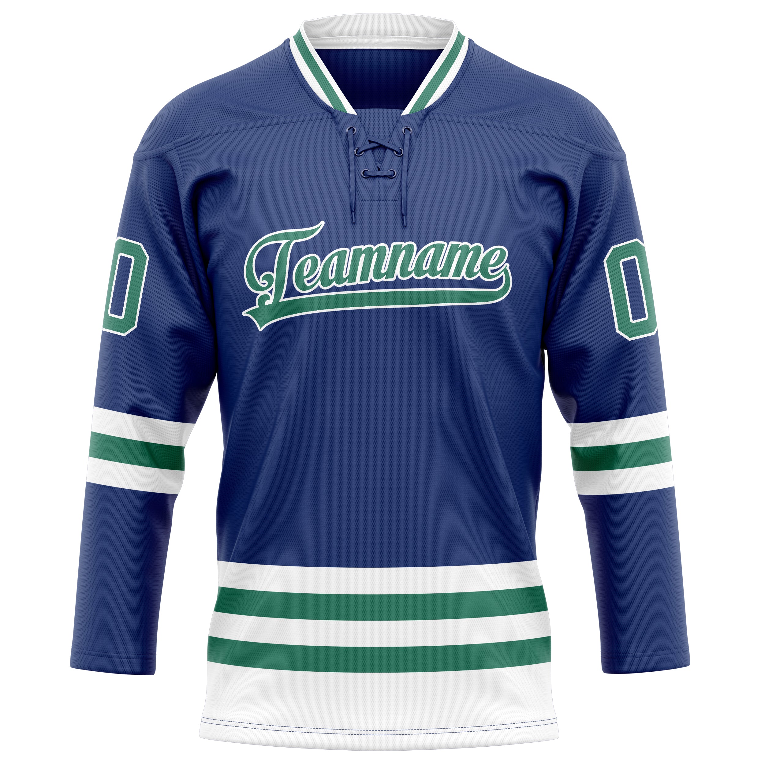 Maillot de hockey personnalisé Royal Kelly vert Kelly uni