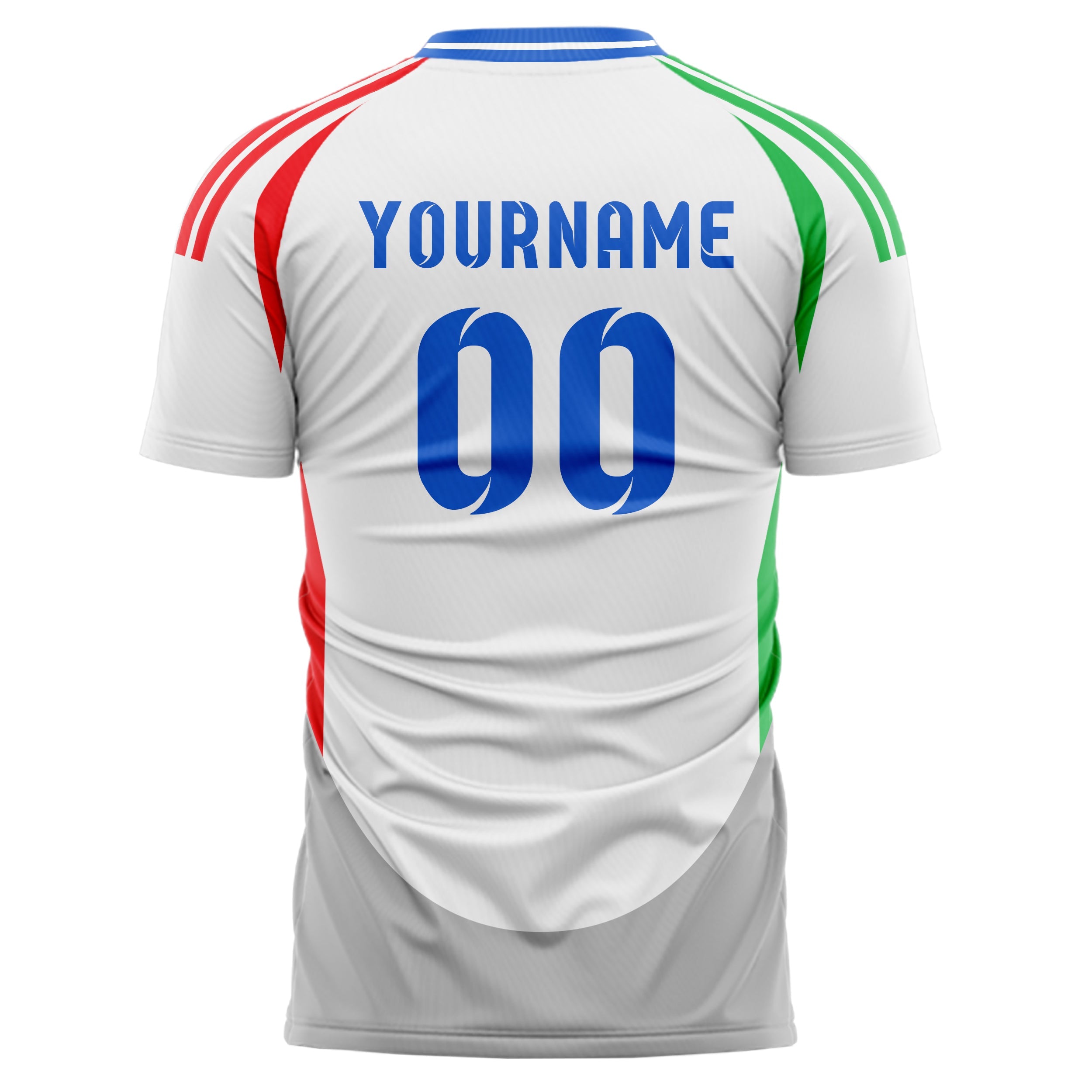 Maillot extérieur de l'Italie – Nom, numéro et logo personnalisés