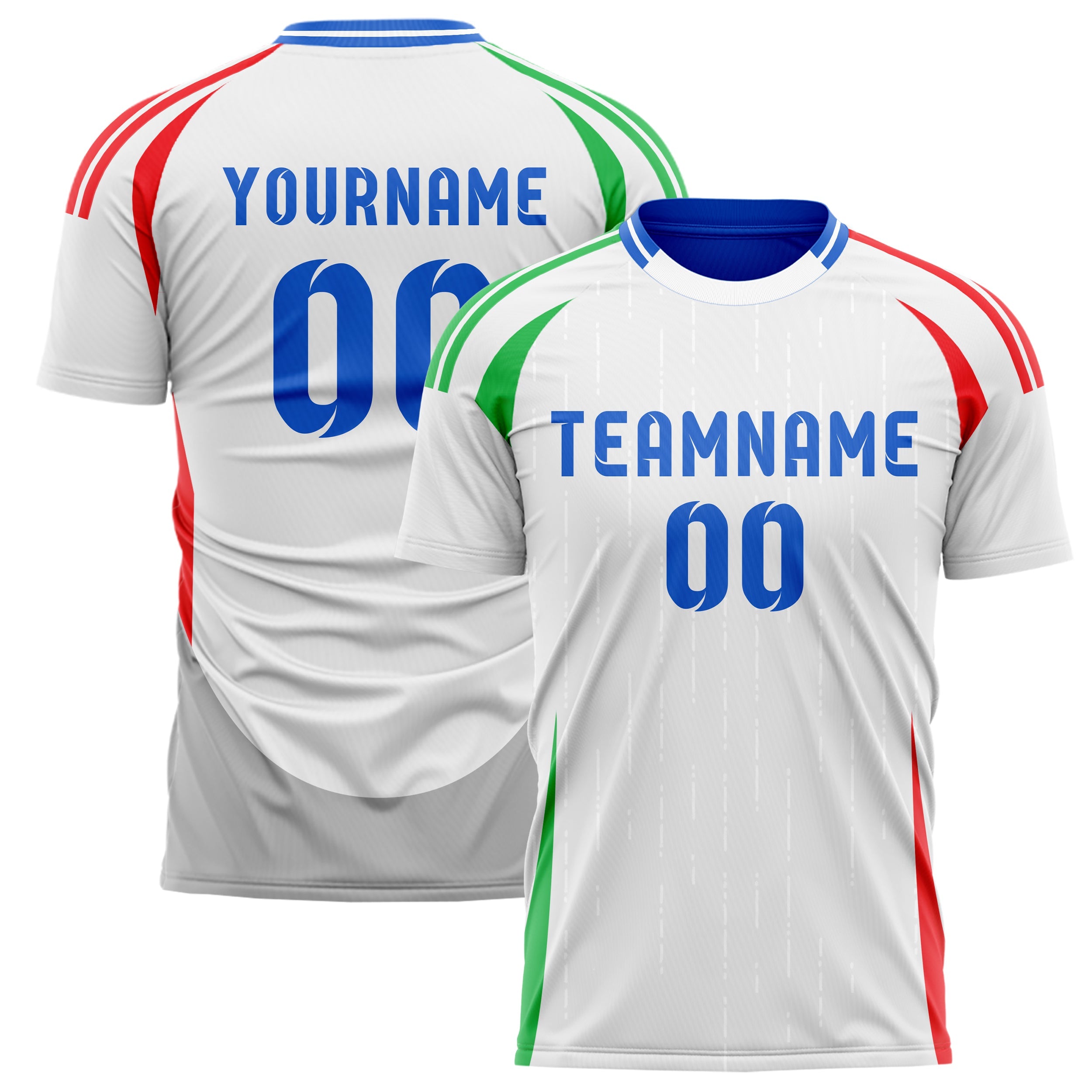 Maillot extérieur de l'Italie – Nom, numéro et logo personnalisés