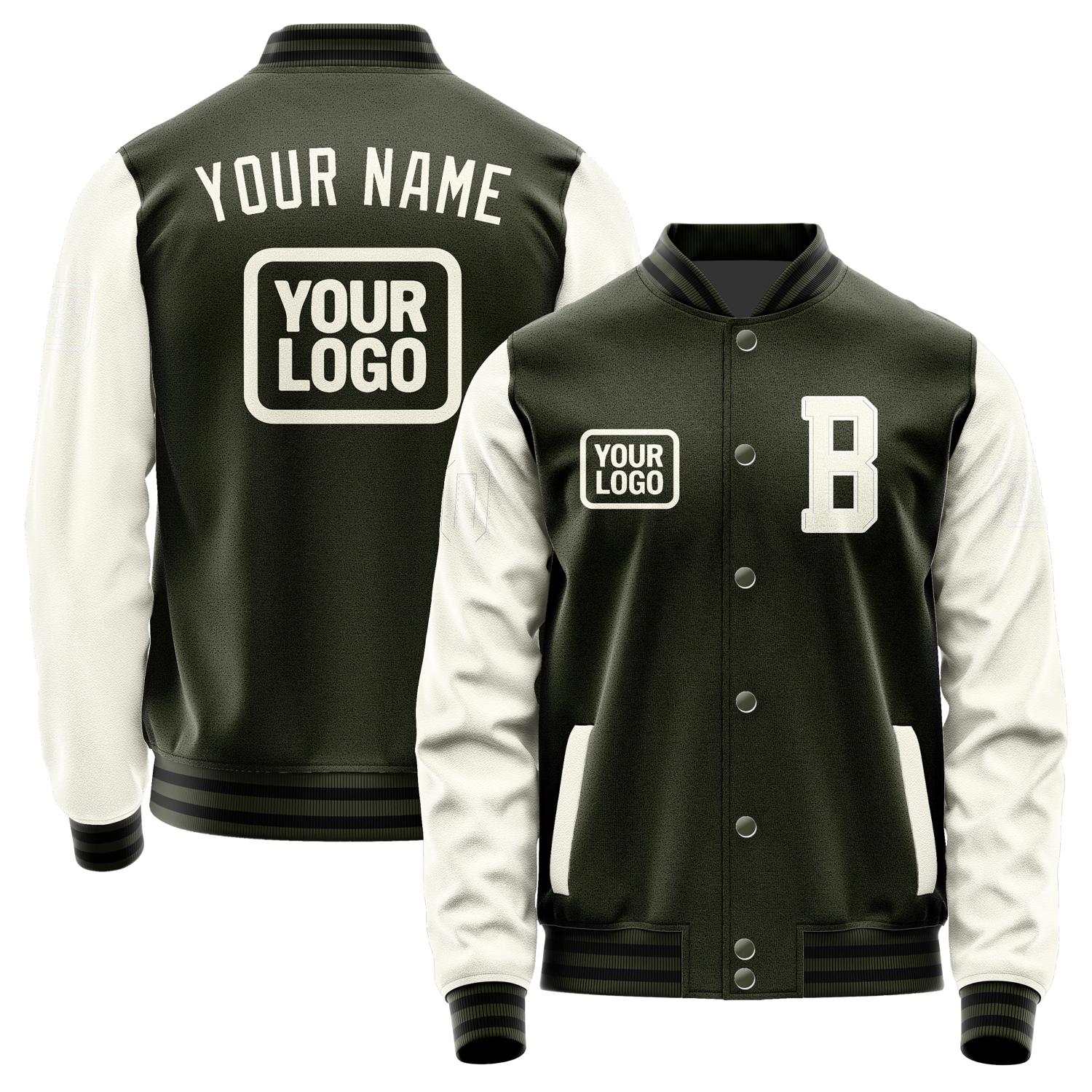 Custom Olive Cream Jacket JA020203021718030318