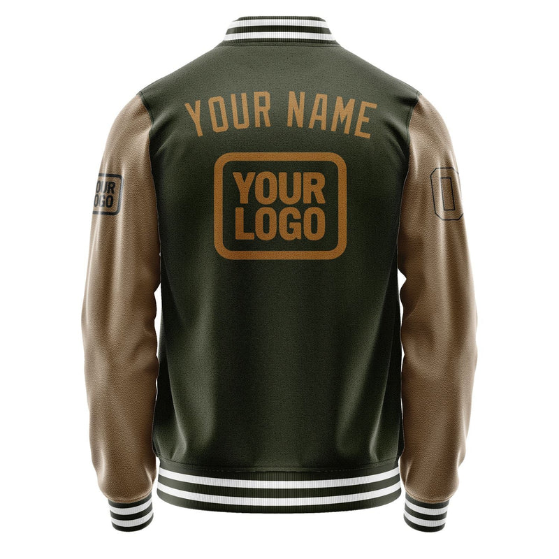 Custom Olive Khaki Jacket JA020222021817222217