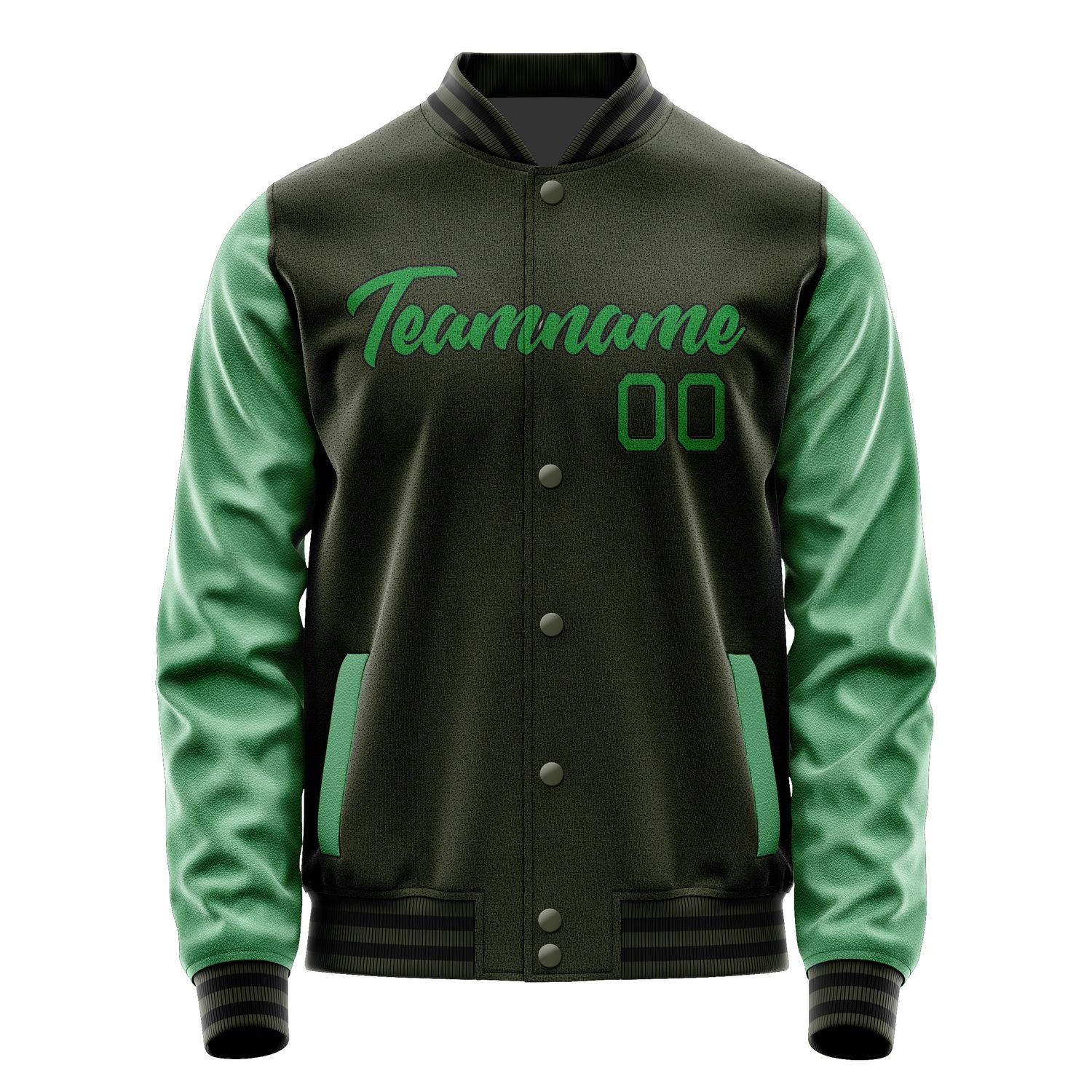 Custom Olive Emerald Green Jacket JA0202240217B21724