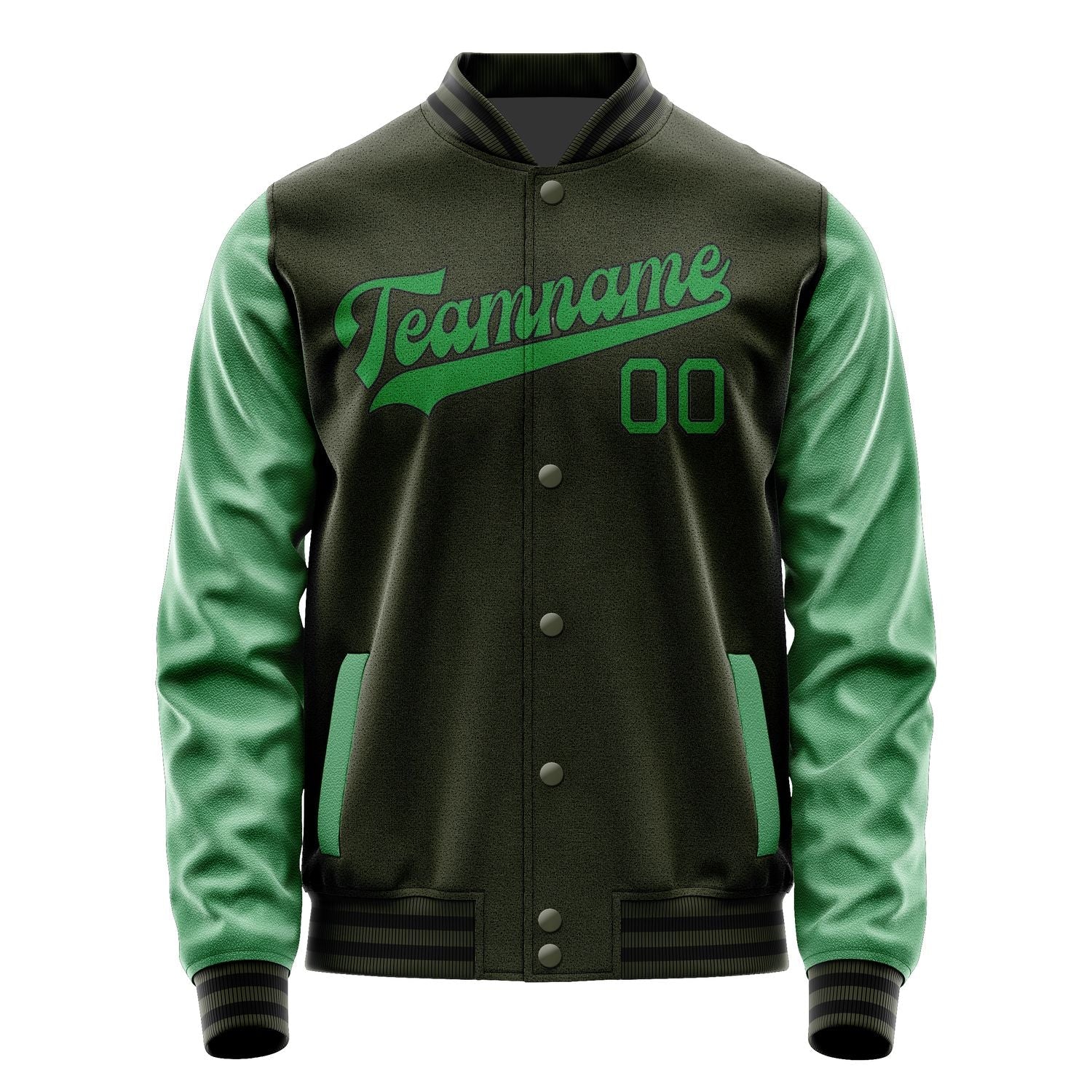 Custom Olive Emerald Green Jacket JA0202240217B31724