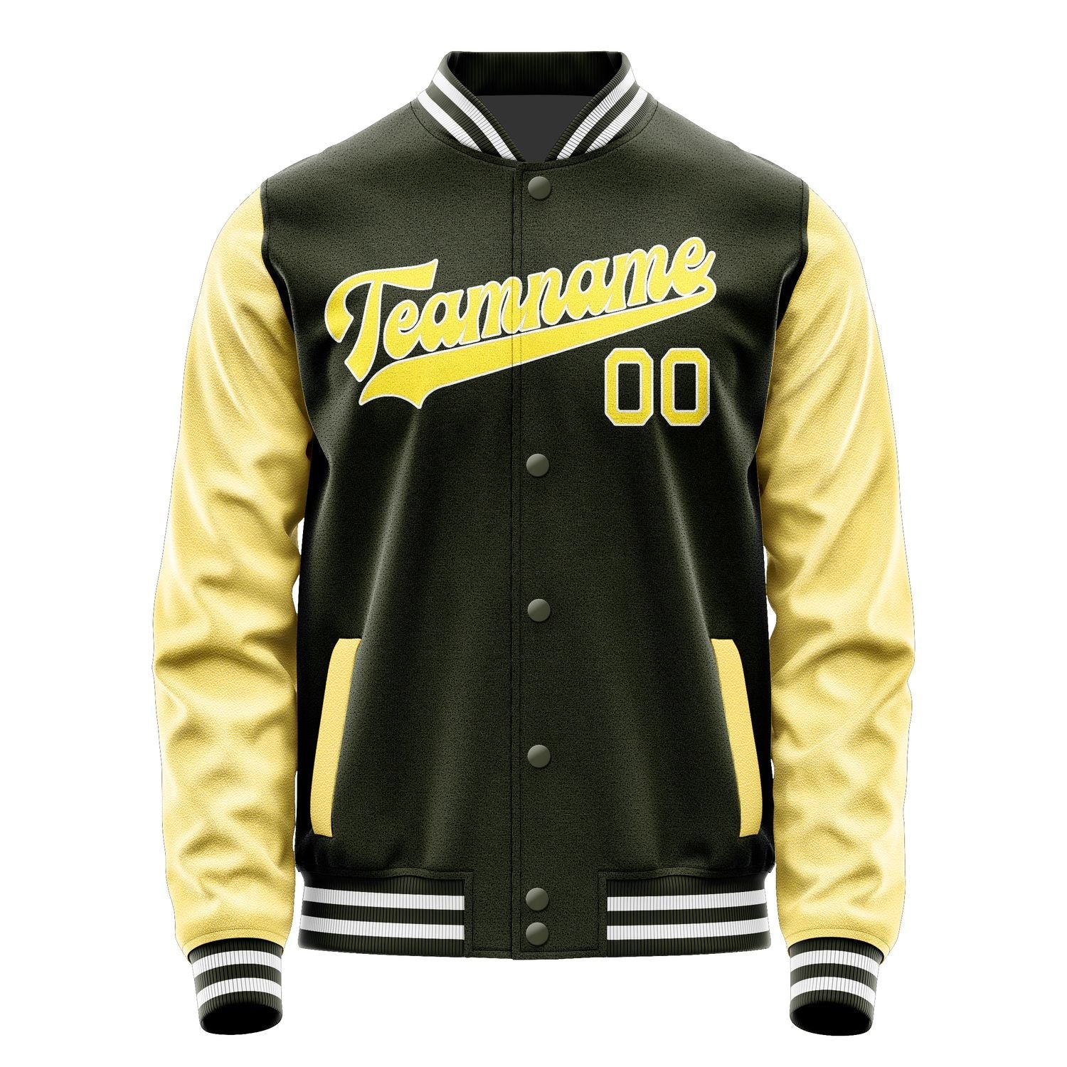 Custom Olive Light Yellow Jacket JA0202260218B31826