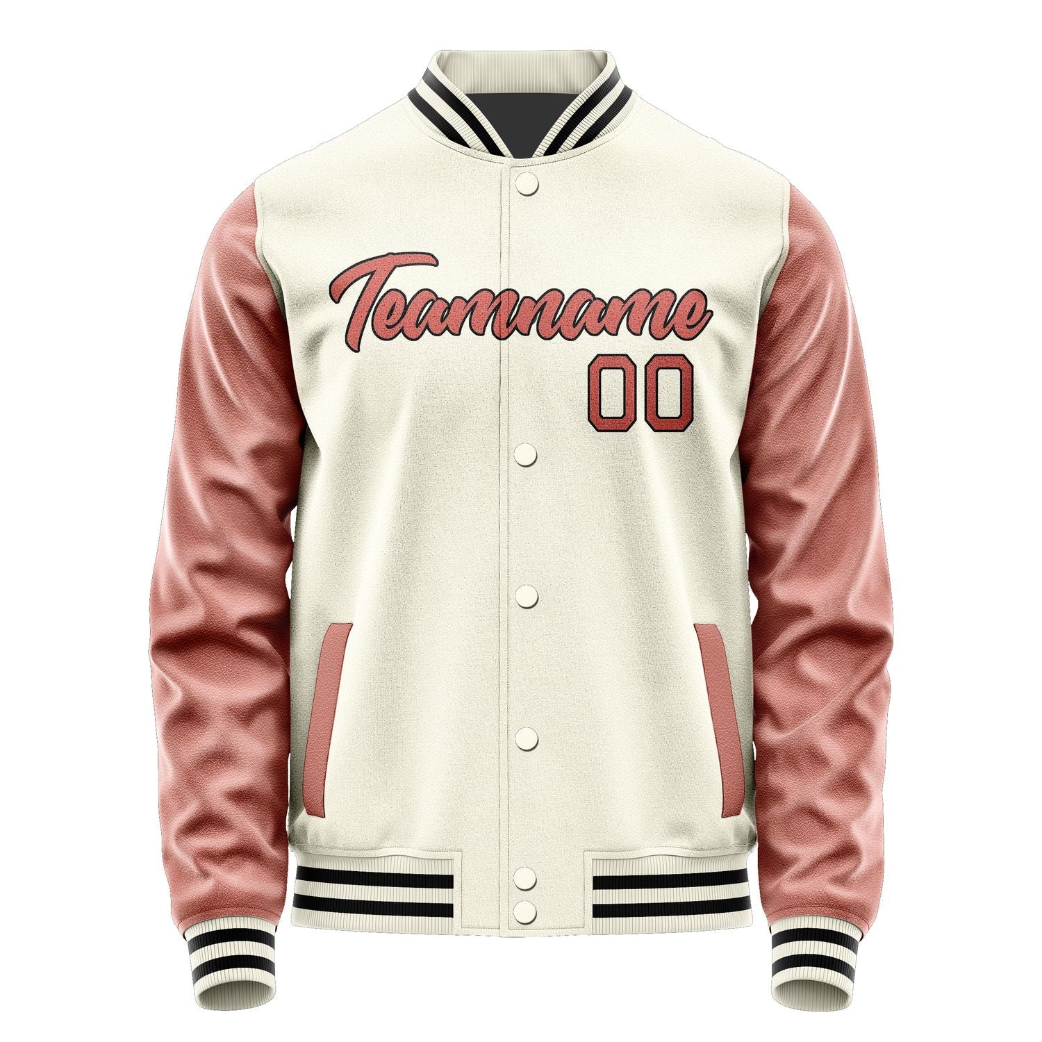 Custom Cream Copper Rose Jacket JA0303290317B21729