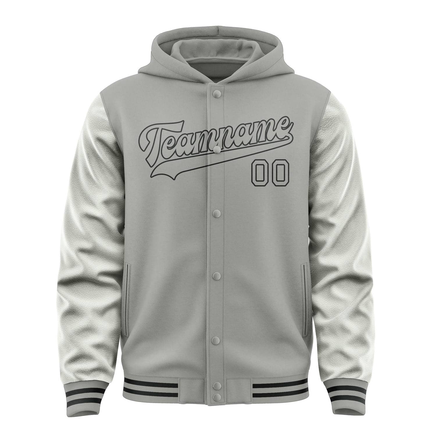 Veste grise personnalisée