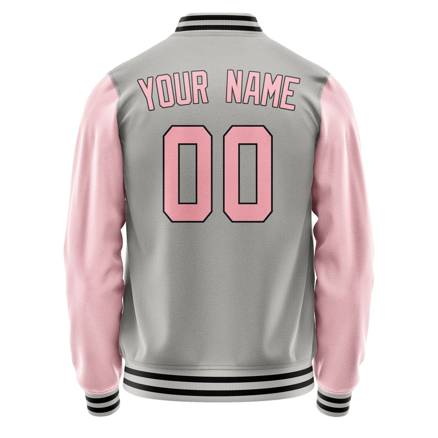 Custom Gray Light Pink Jacket JA0404210417B31721