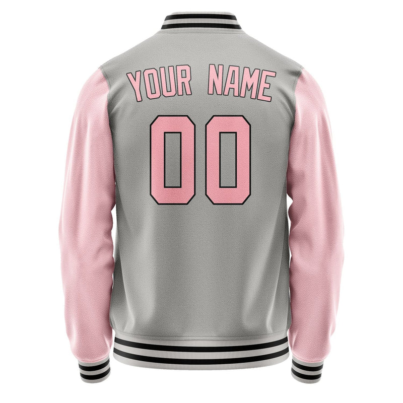 Custom Gray Light Pink Jacket JA0404210417B31721