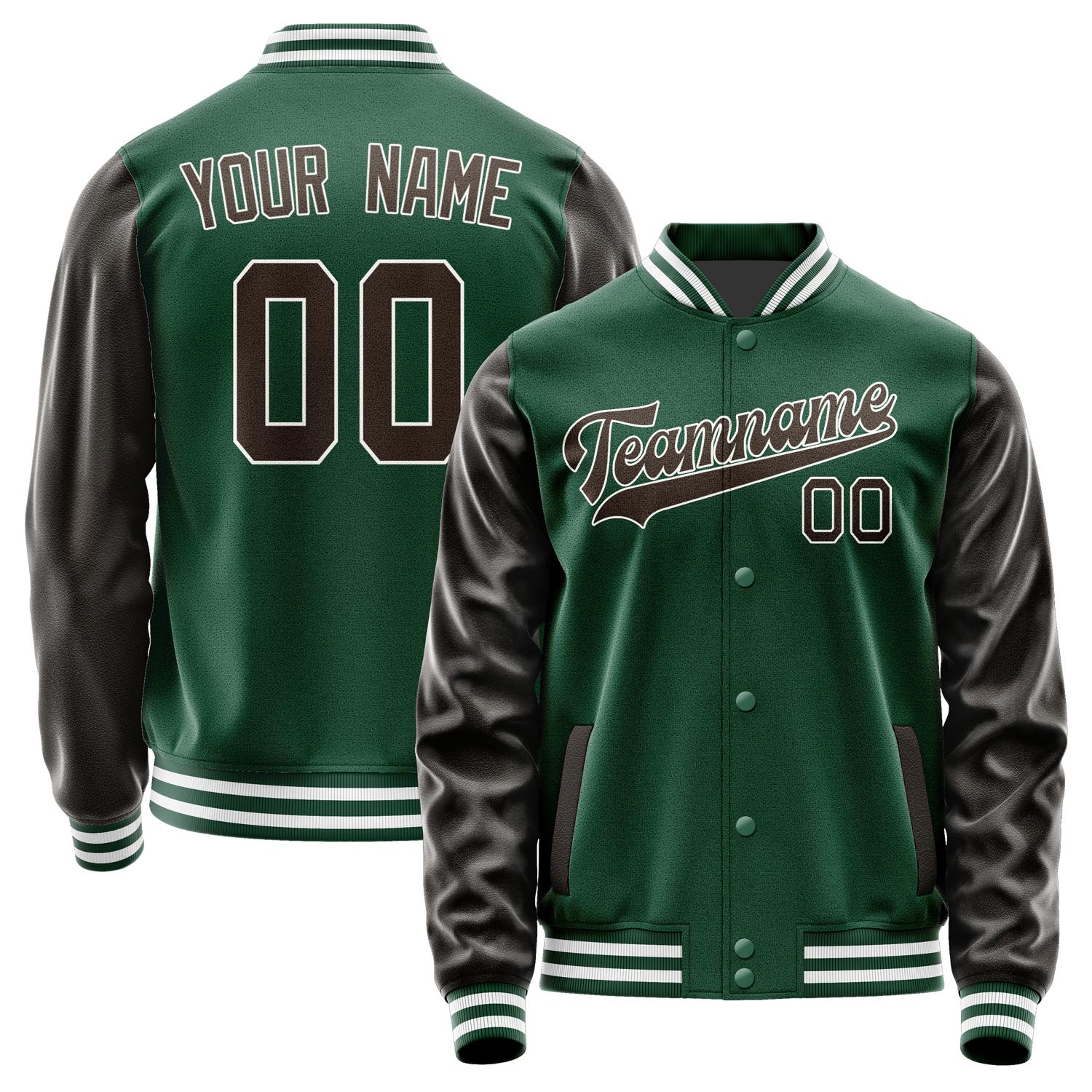 Custom Green Brown Jacket JA0505010518B31801