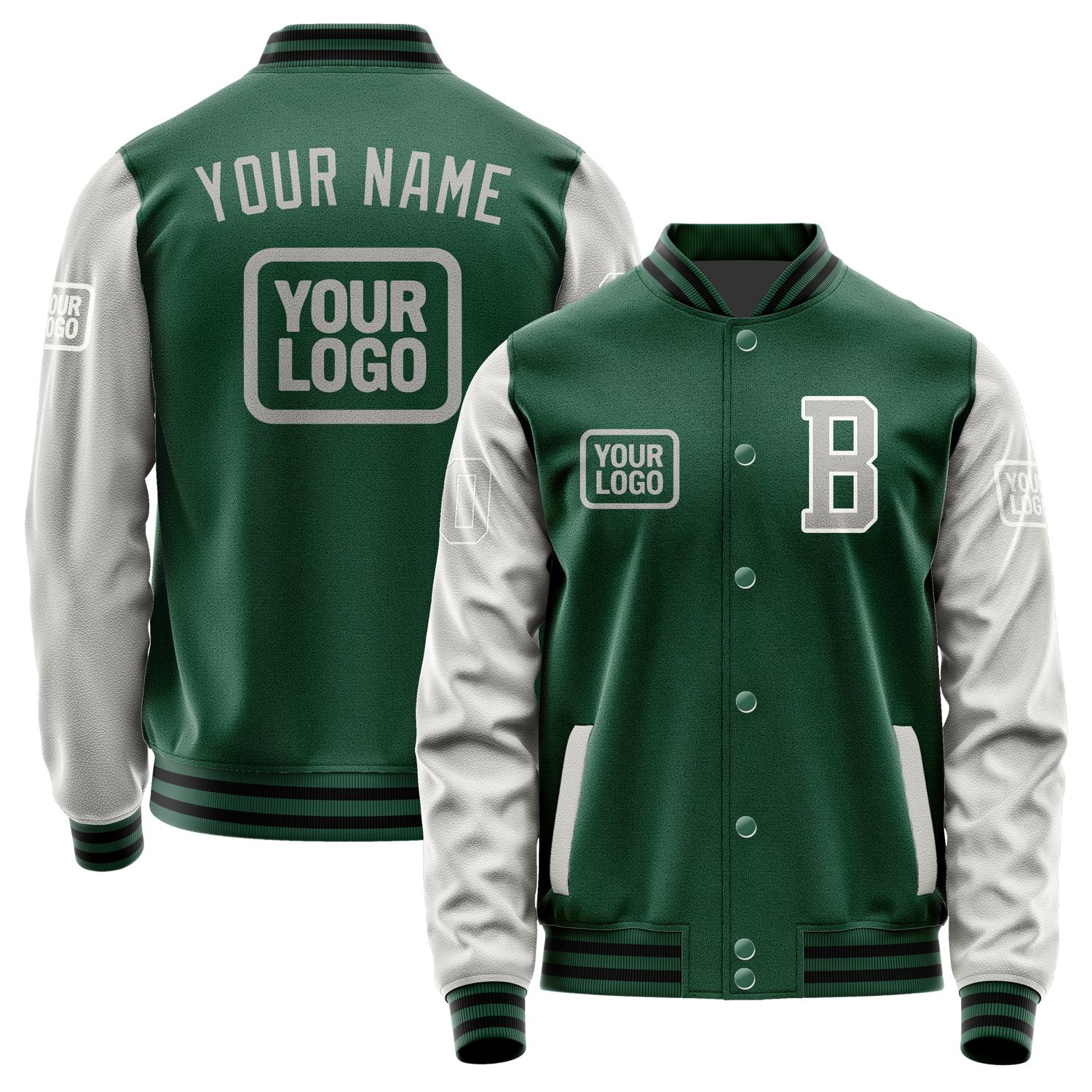 Custom Green Gray Jacket JA050504051718040418