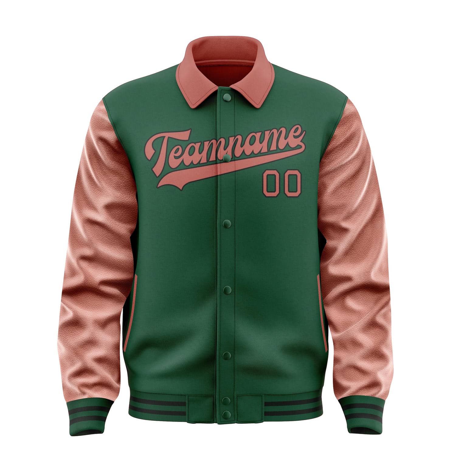 Veste personnalisée Green Copper Rose
