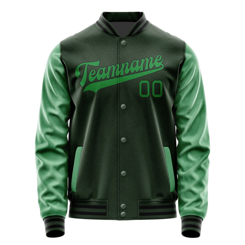 Custom Dark Green Emerald Green Jacket JA0606240617B31724